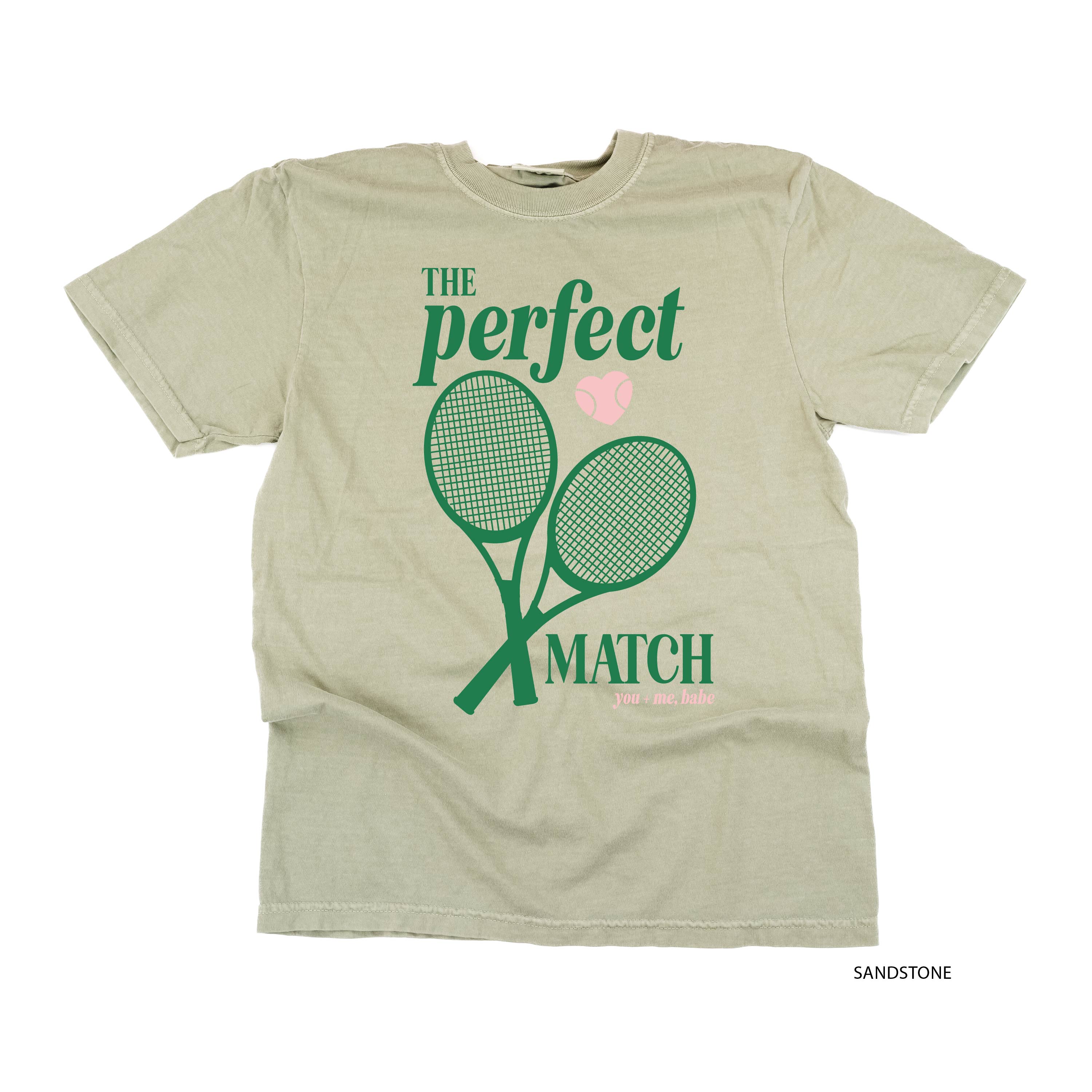 Tennis - The Perfect Match - Comfort Colors Tee Little Mama Shirt Shop