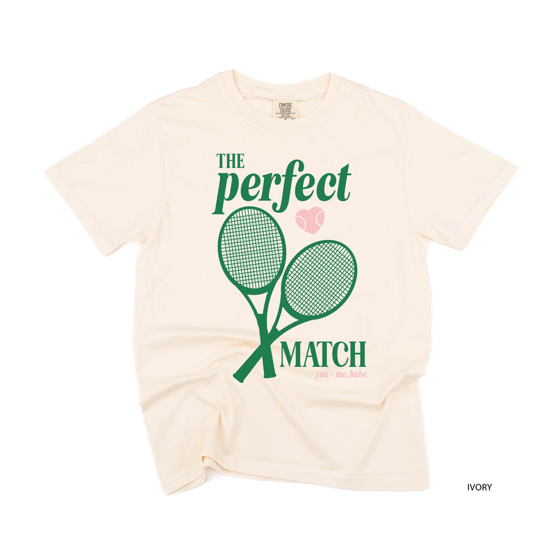 Tennis - The Perfect Match - Comfort Colors Tee