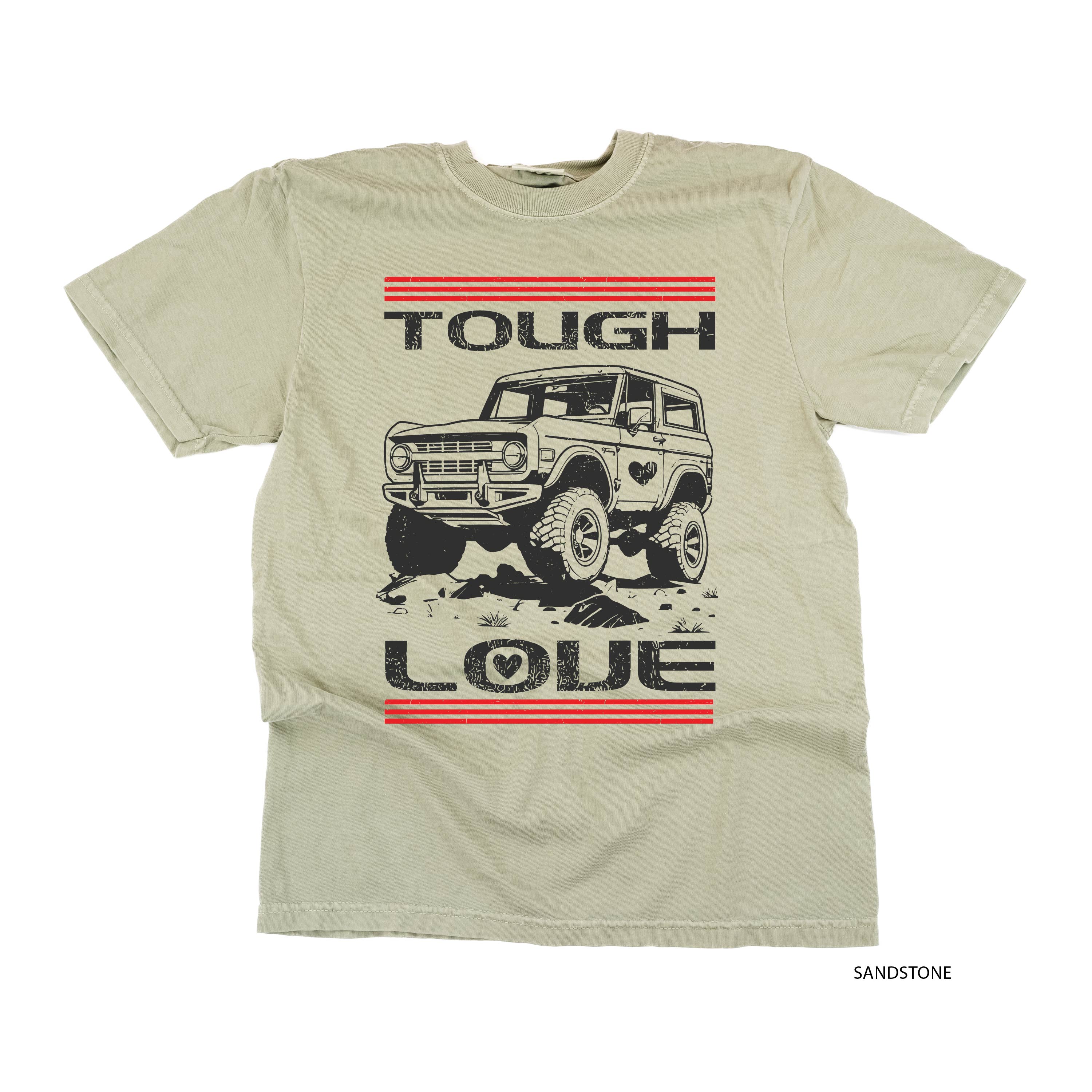 Tough Love Bronco - Comfort Colors Tee Little Mama Shirt Shop