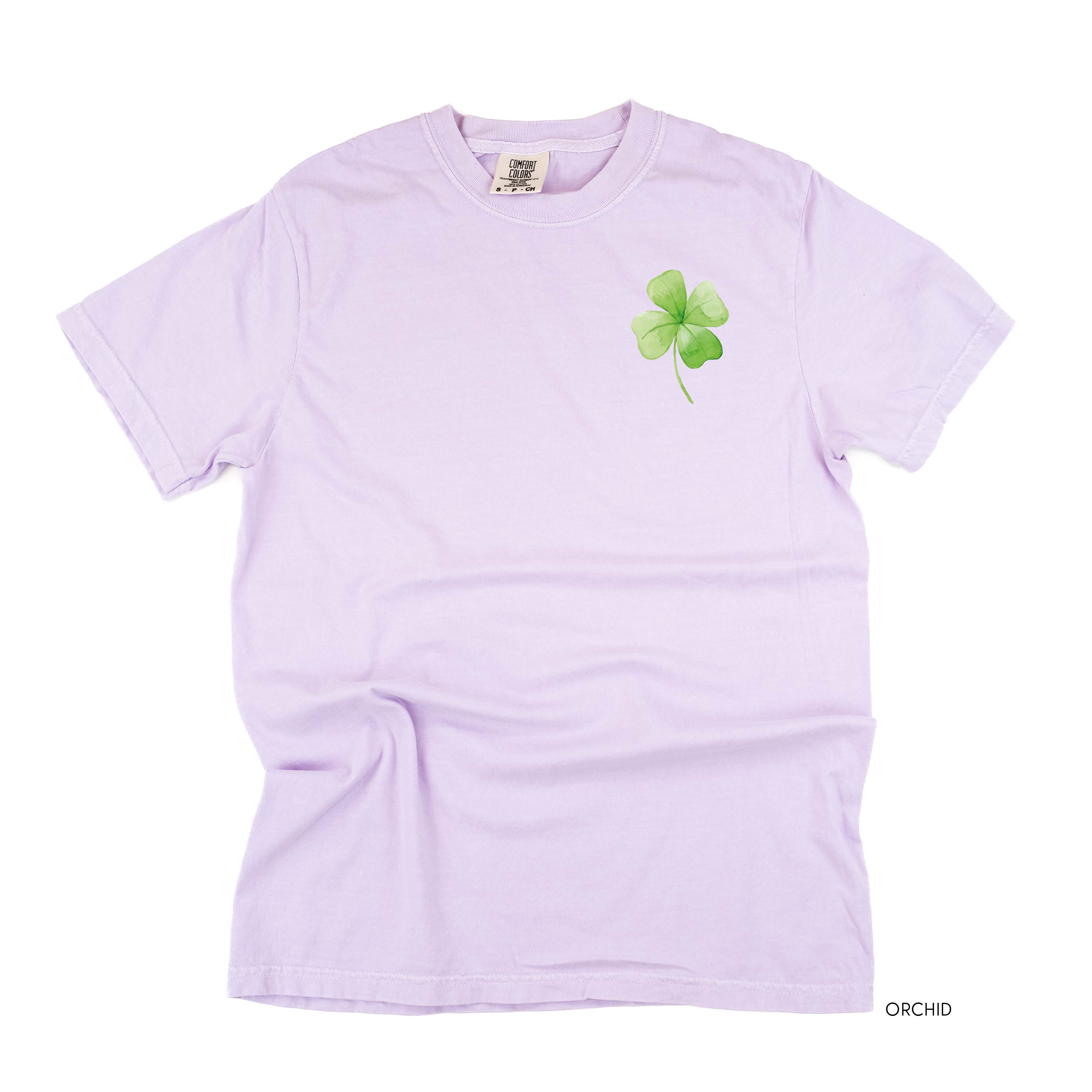 Watercolor Lucky You (pf&b) - Comfort Colors Tee Little Mama Shirt Shop