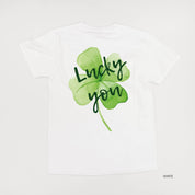 Watercolor Lucky You (pf&b) - Comfort Colors Tee Little Mama Shirt Shop
