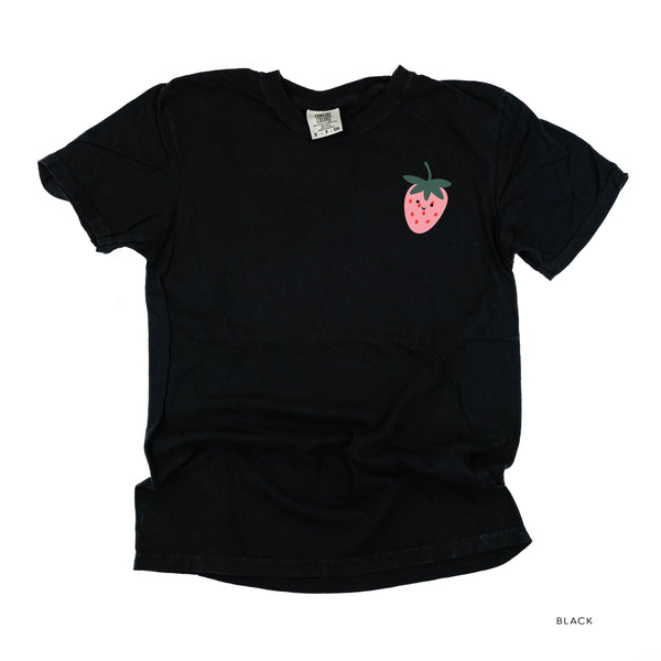 Pocket Fruit - Group of Smiley Fruit (pf&b) - Comfort Colors Tee