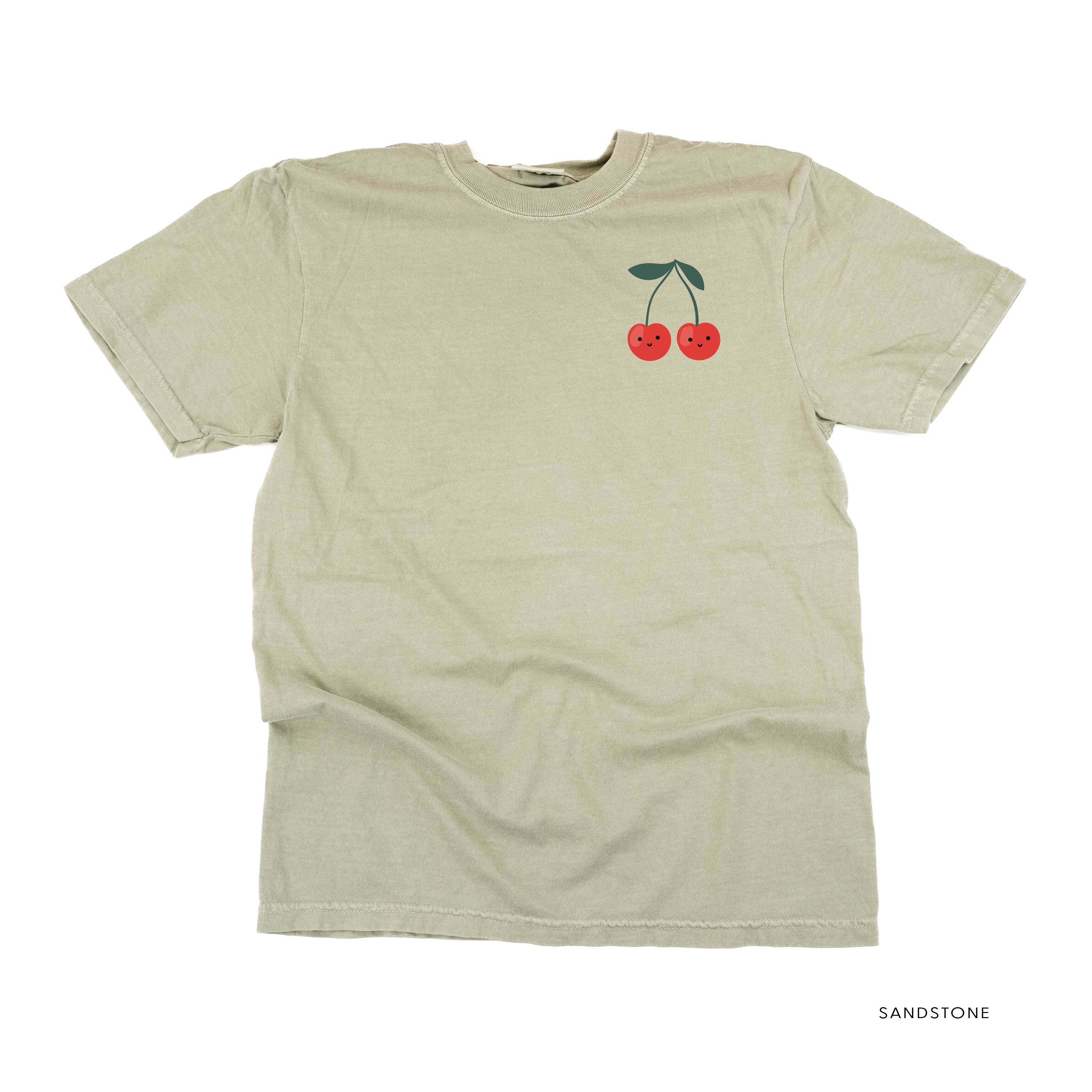 Pocket Fruit - Group of Smiley Fruit (pf&b) - Comfort Colors Tee Little Mama Shirt Shop