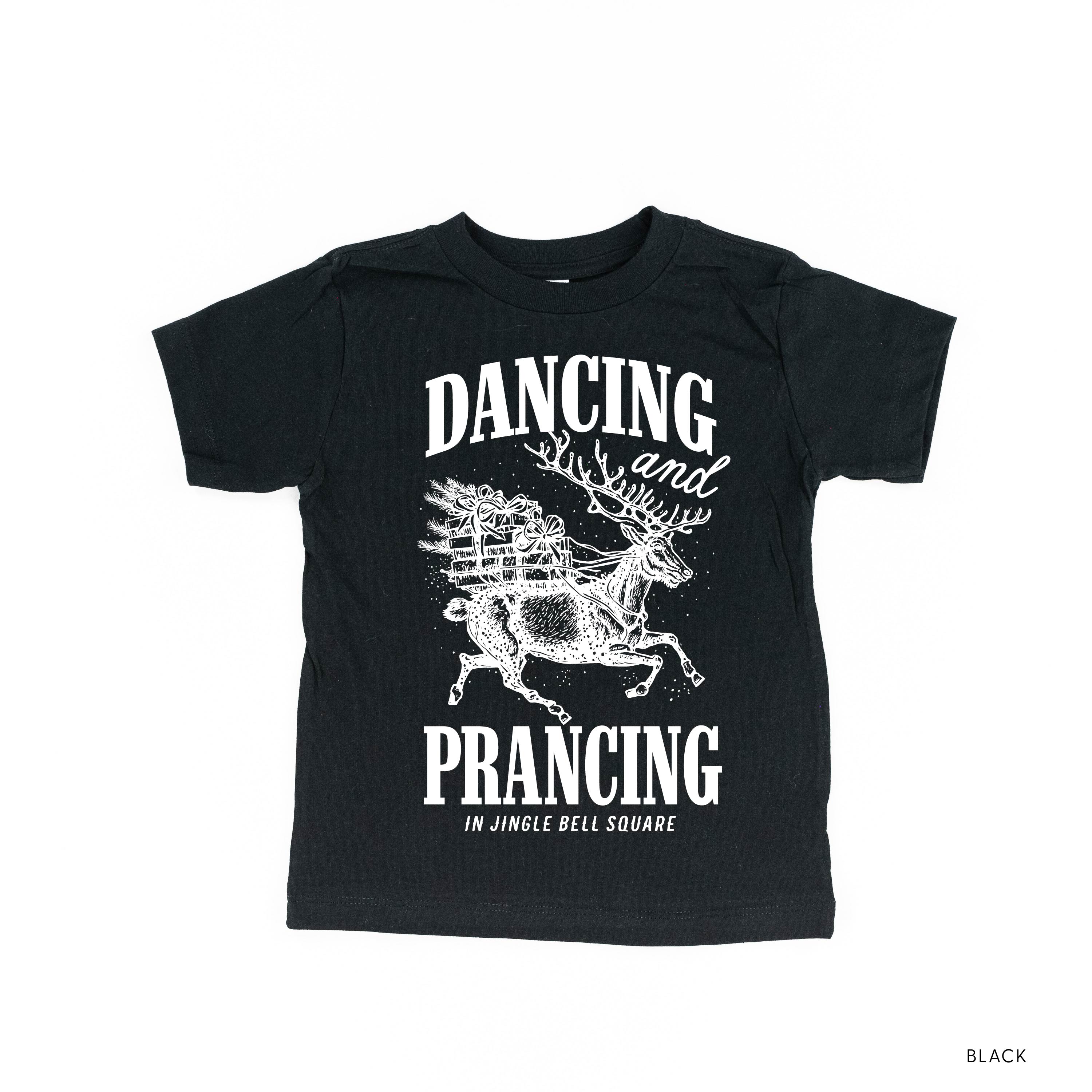 Dancing and Prancing in Jingle Bell Square - Child Tee Little Mama Shirt Shop
