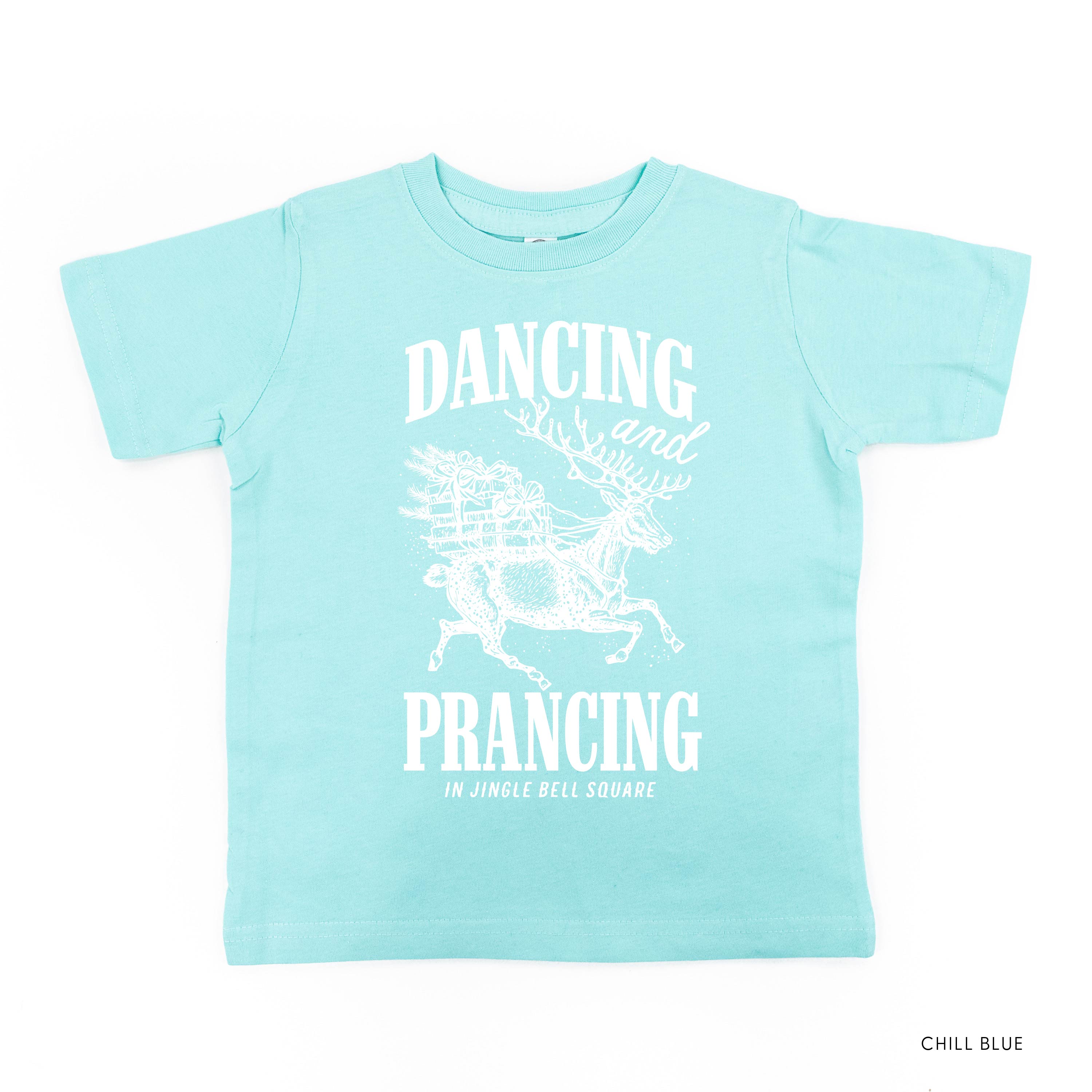 Dancing and Prancing in Jingle Bell Square - Child Tee Little Mama Shirt Shop