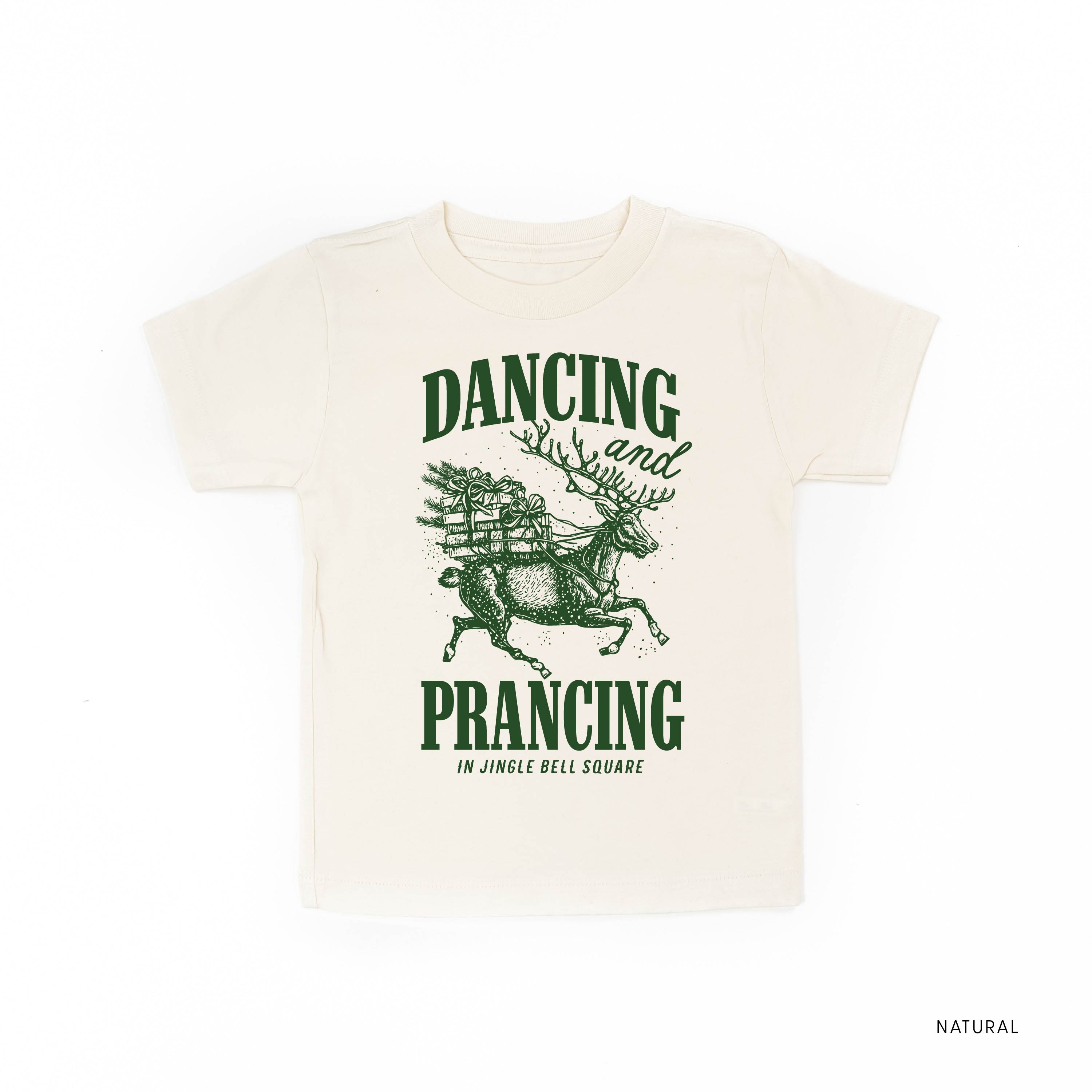 Dancing and Prancing in Jingle Bell Square - Child Tee Little Mama Shirt Shop
