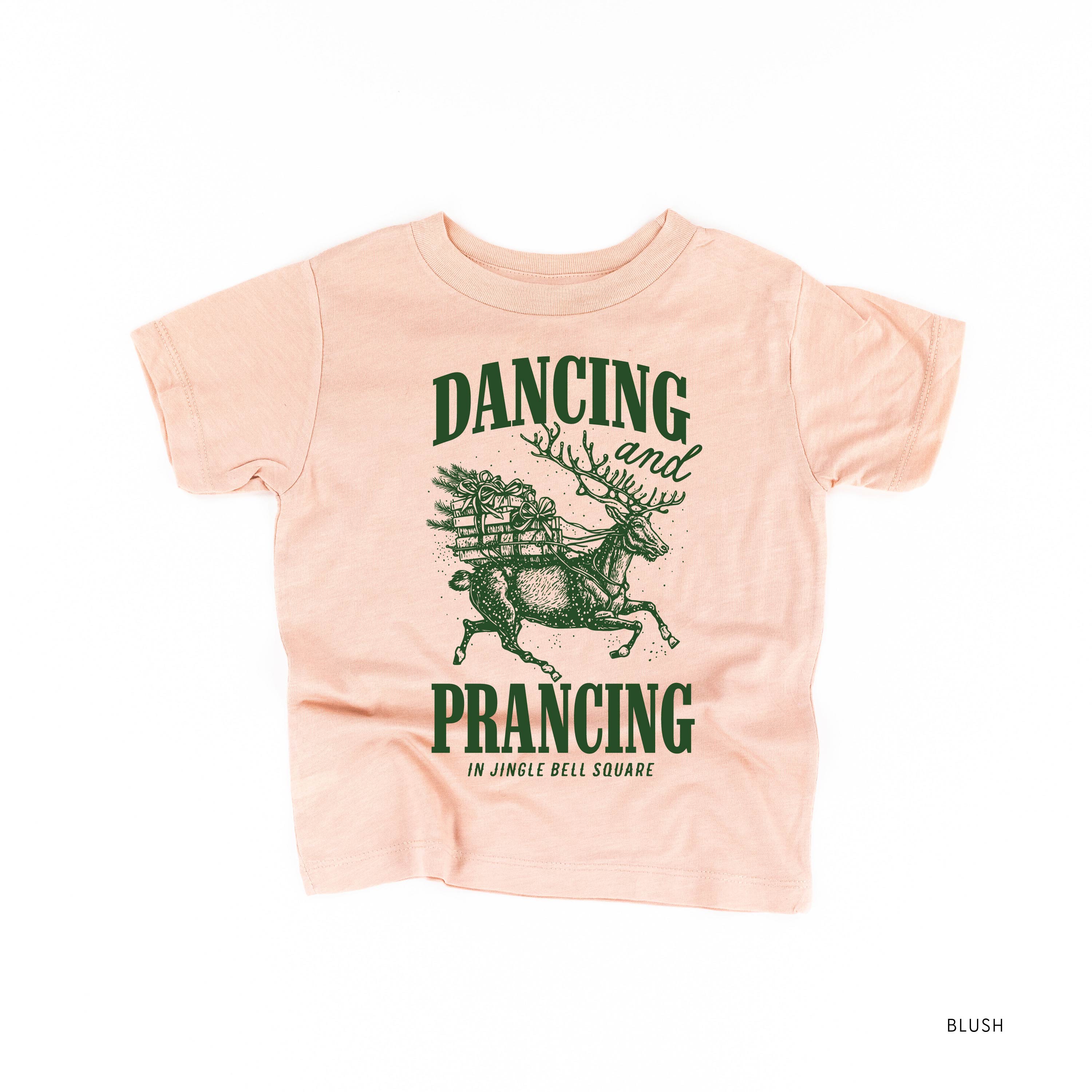 Dancing and Prancing in Jingle Bell Square - Child Tee Little Mama Shirt Shop