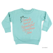 Simply Havin' A Wonderful Christmas Time - Child Sweater Little Mama Shirt Shop