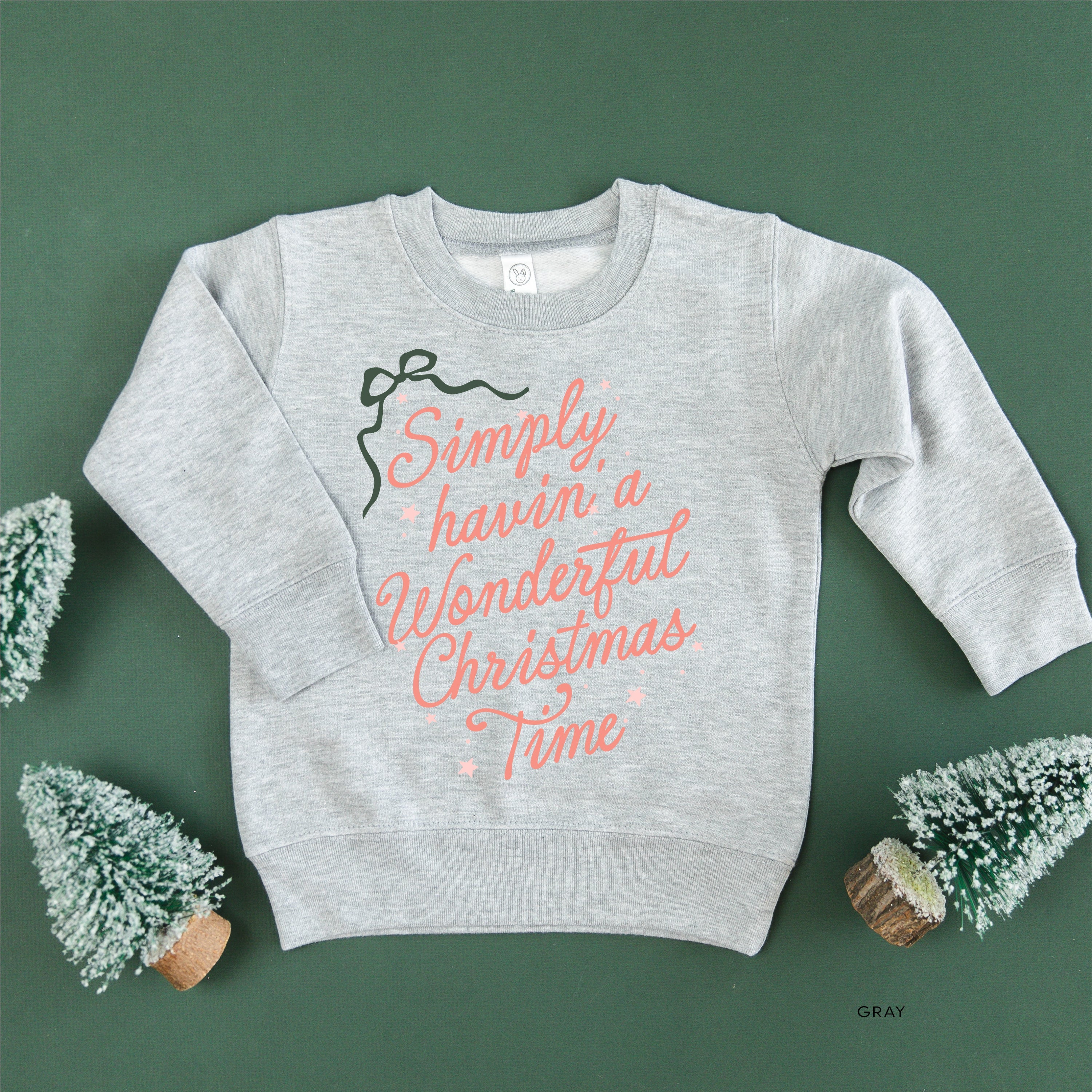 Simply Havin' A Wonderful Christmas Time - Child Sweater Little Mama Shirt Shop