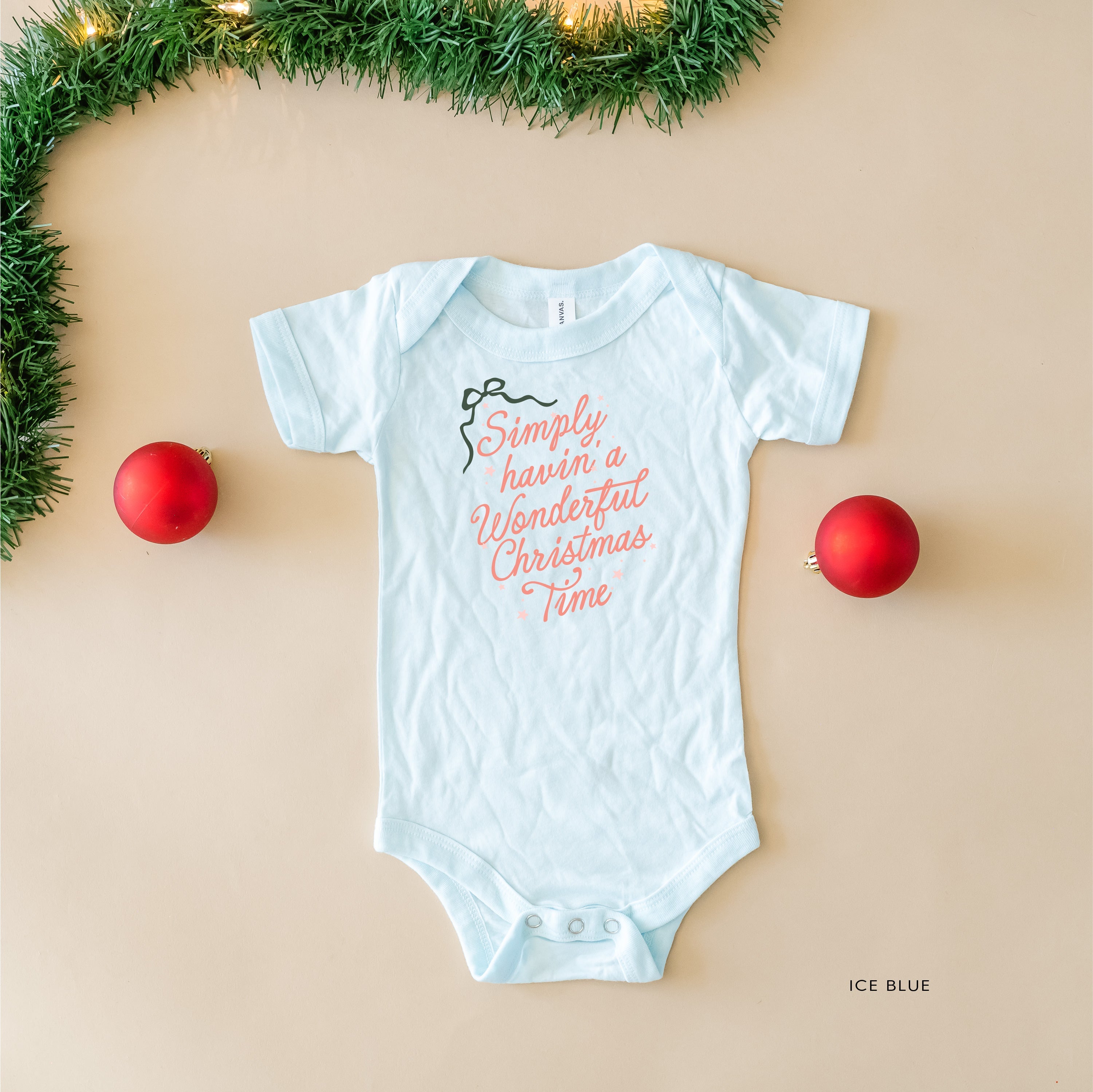 Simply Havin' A Wonderful Christmas Time - Child Tee Little Mama Shirt Shop