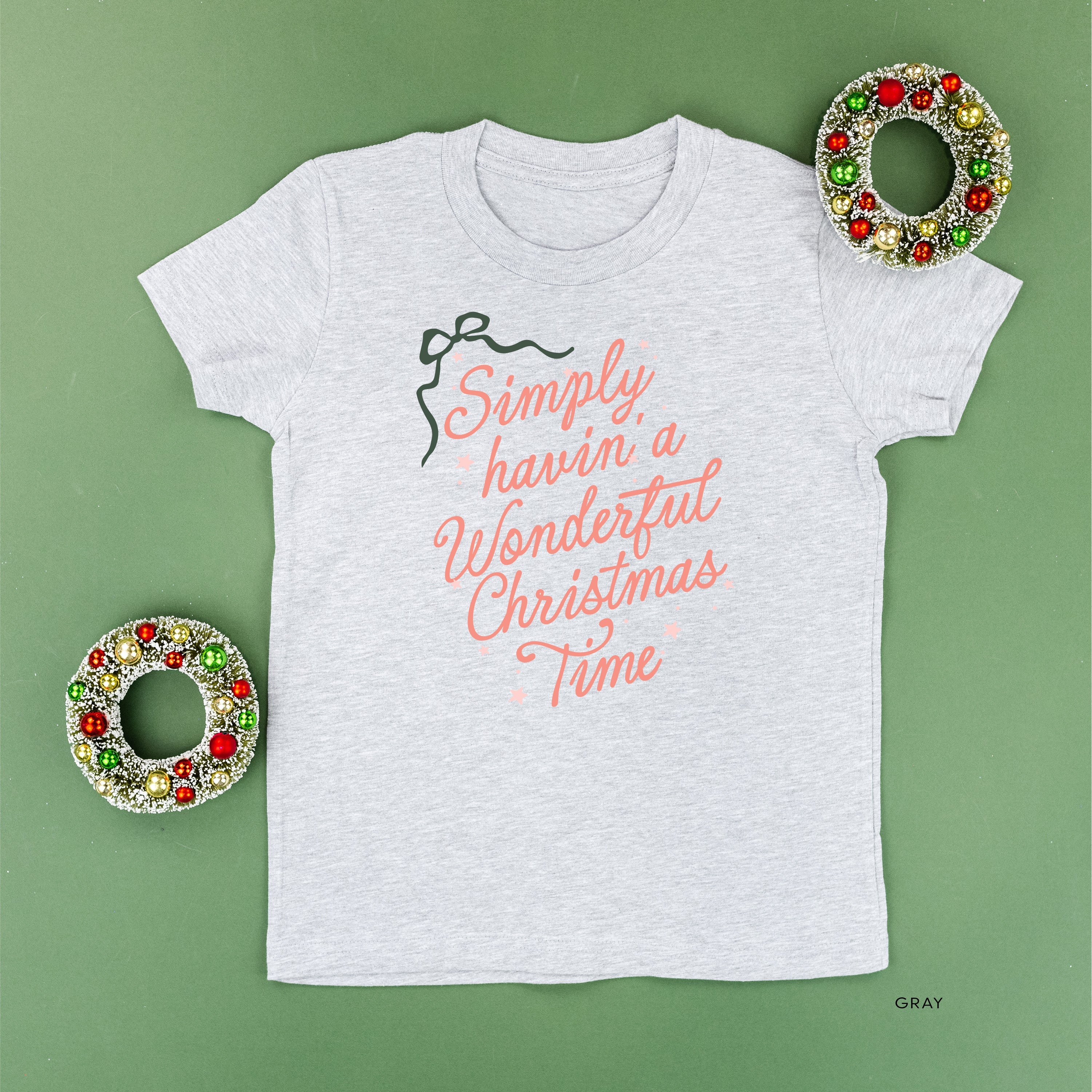Simply Havin' A Wonderful Christmas Time - Child Tee Little Mama Shirt Shop