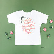 Simply Havin' A Wonderful Christmas Time - Child Tee Little Mama Shirt Shop