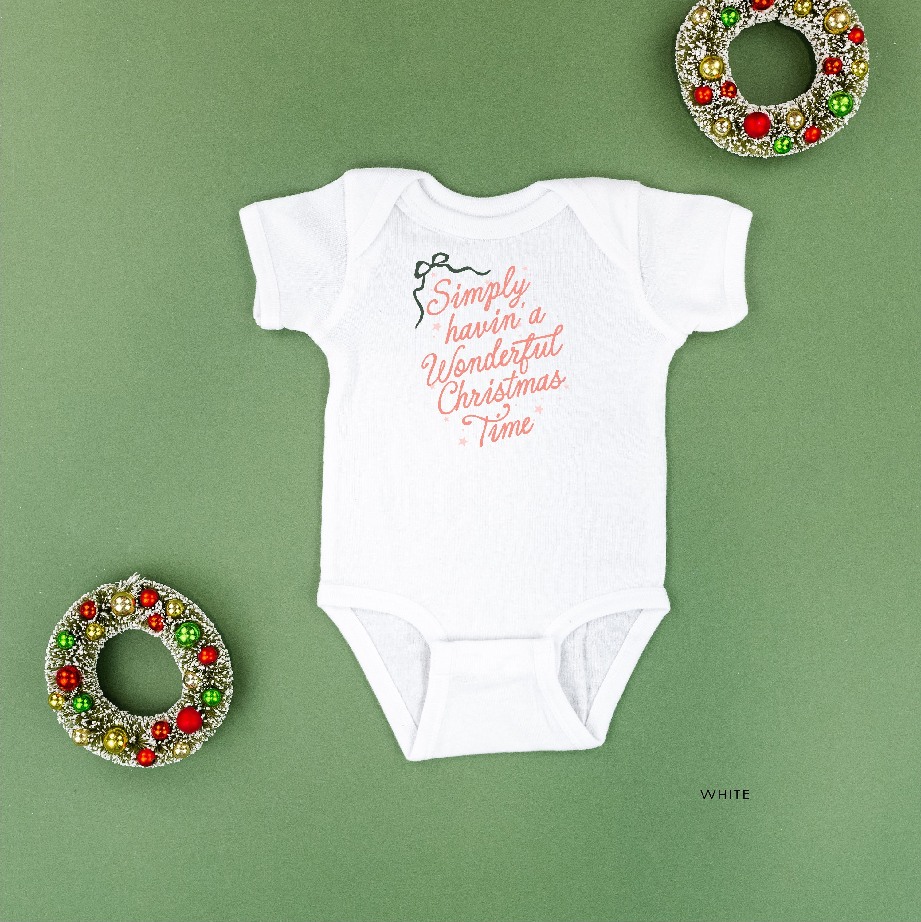 Simply Havin' A Wonderful Christmas Time - Child Tee Little Mama Shirt Shop