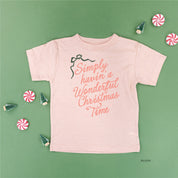 Simply Havin' A Wonderful Christmas Time - Child Tee Little Mama Shirt Shop