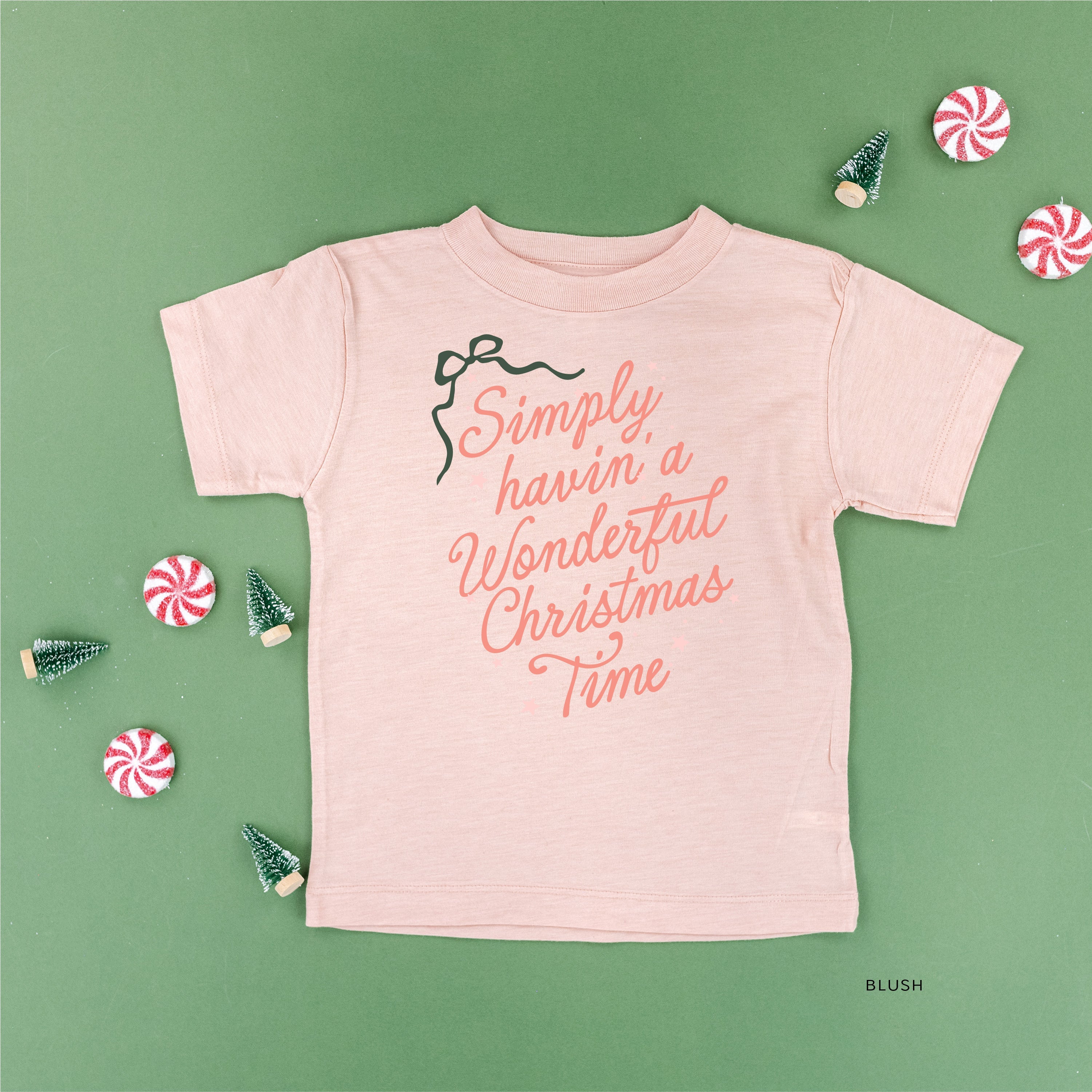 Simply Havin' A Wonderful Christmas Time - Child Tee Little Mama Shirt Shop