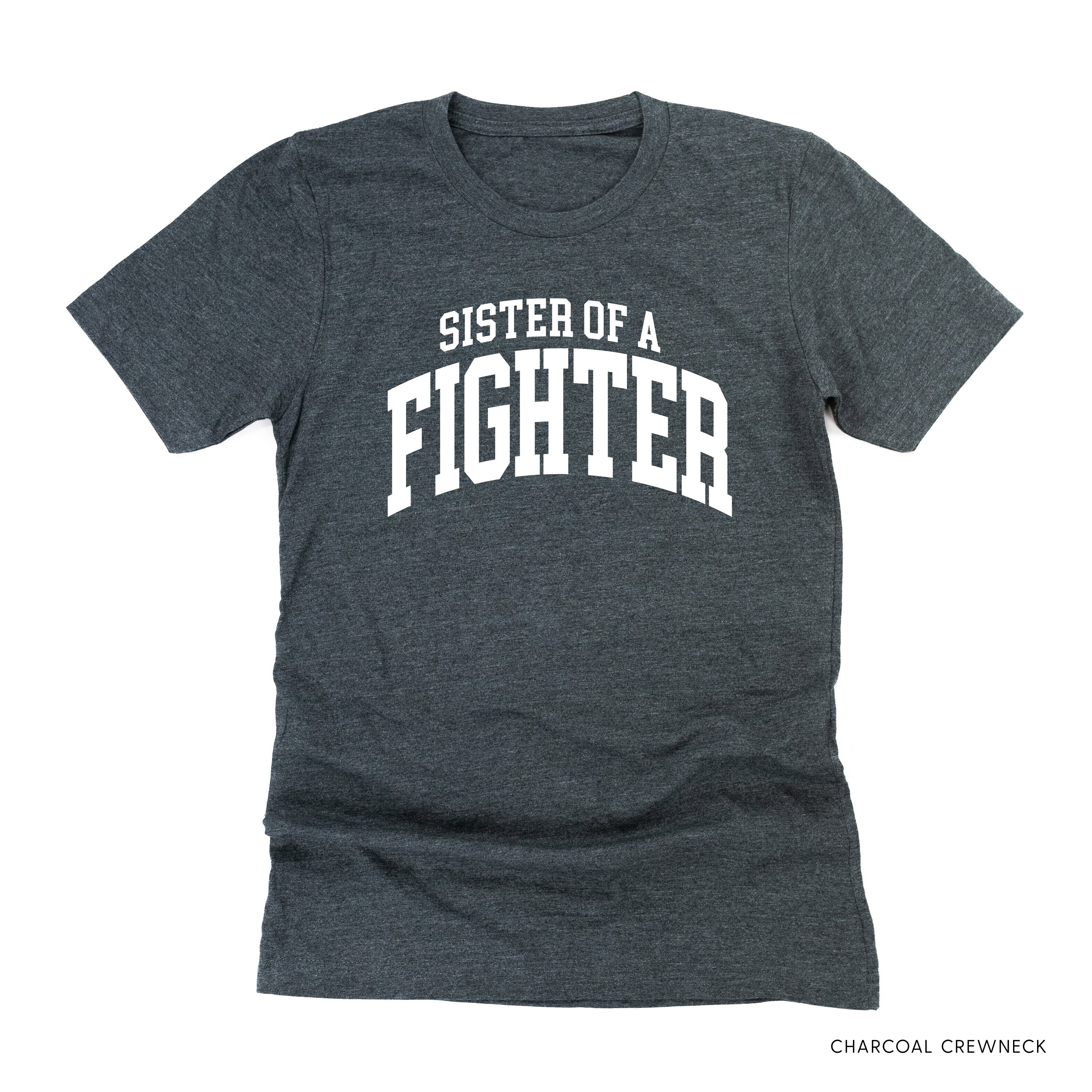 Sister of a Fighter - Varsity - Unisex Tee Little Mama Shirt Shop
