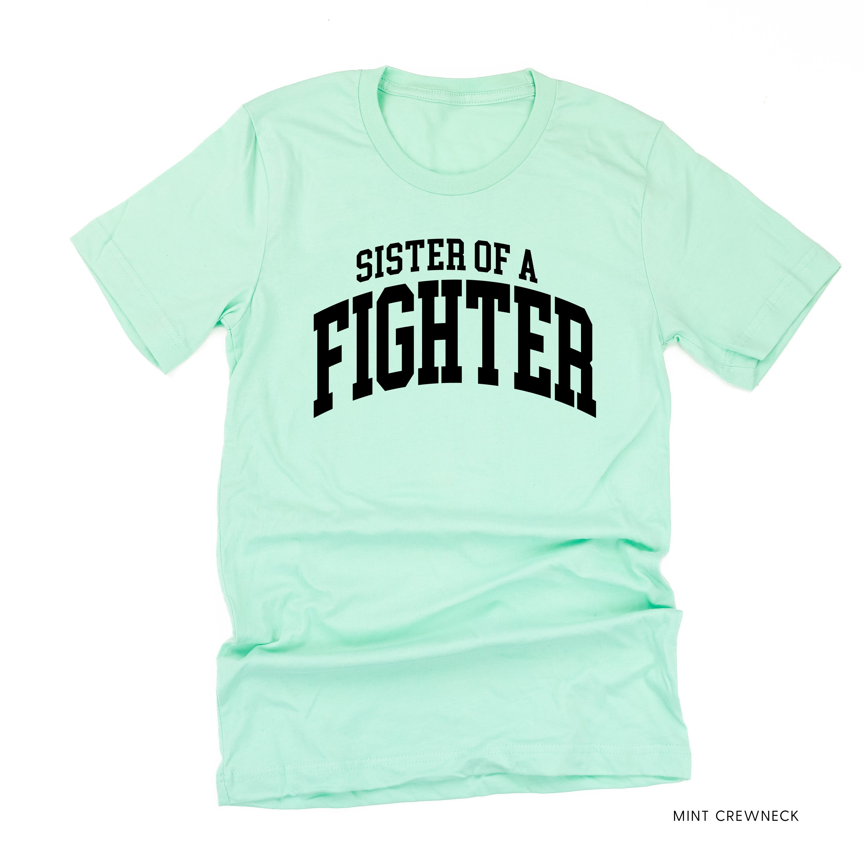Sister of a Fighter - Varsity - Unisex Tee Little Mama Shirt Shop