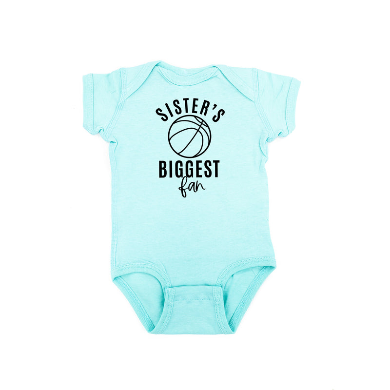 Sister's Biggest Fan - (Basketball) - Short Sleeve Child Shirt
