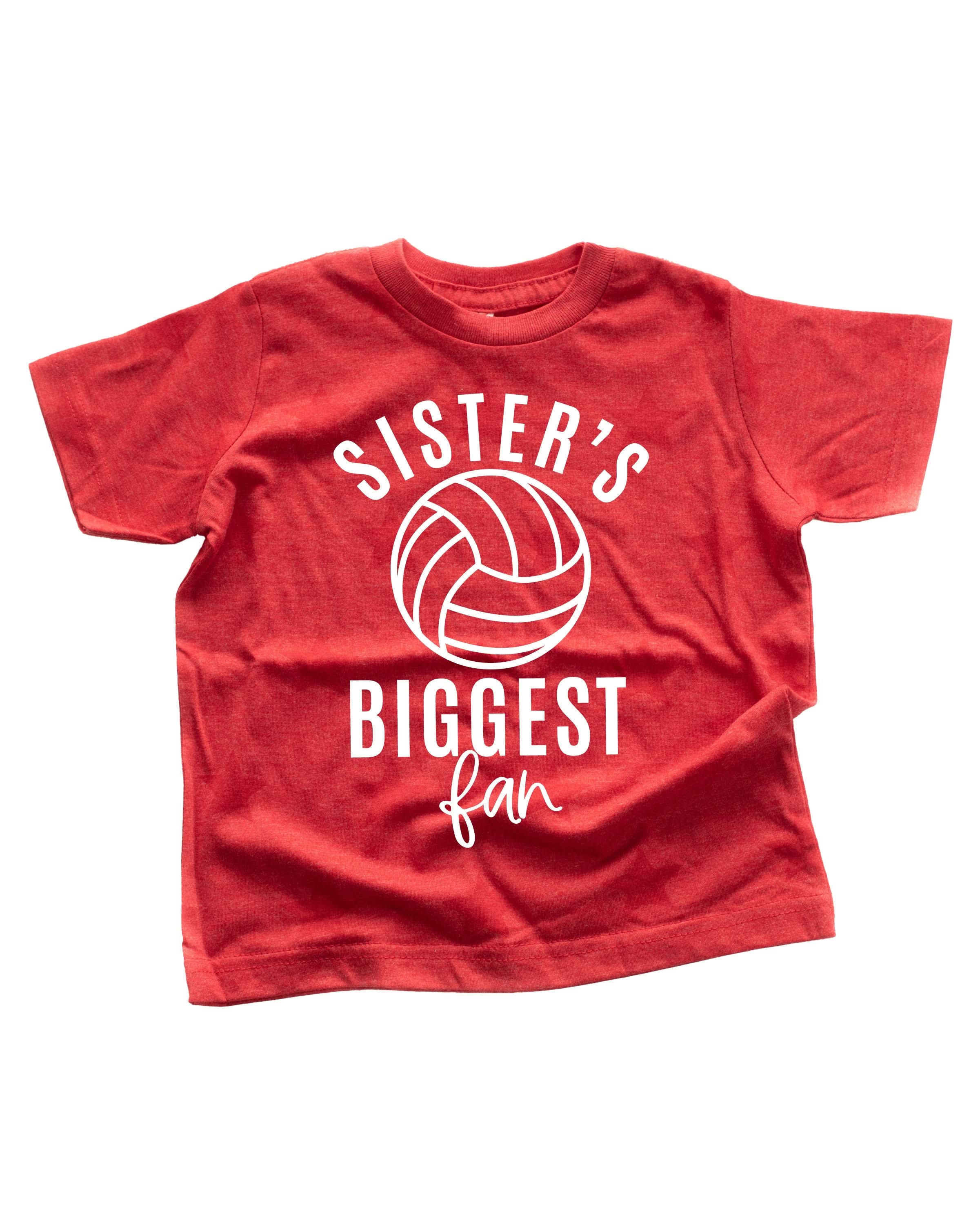 Sister's Biggest Fan - (Choose Your Sport) - Child STAR Tee Little Mama Shirt Shop