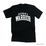 Sister of a Warrior - Varsity - Unisex Tee Little Mama Shirt Shop