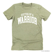 Sister of a Warrior - Varsity - Unisex Tee Little Mama Shirt Shop
