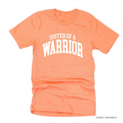 Sister of a Warrior - Varsity - Unisex Tee Little Mama Shirt Shop