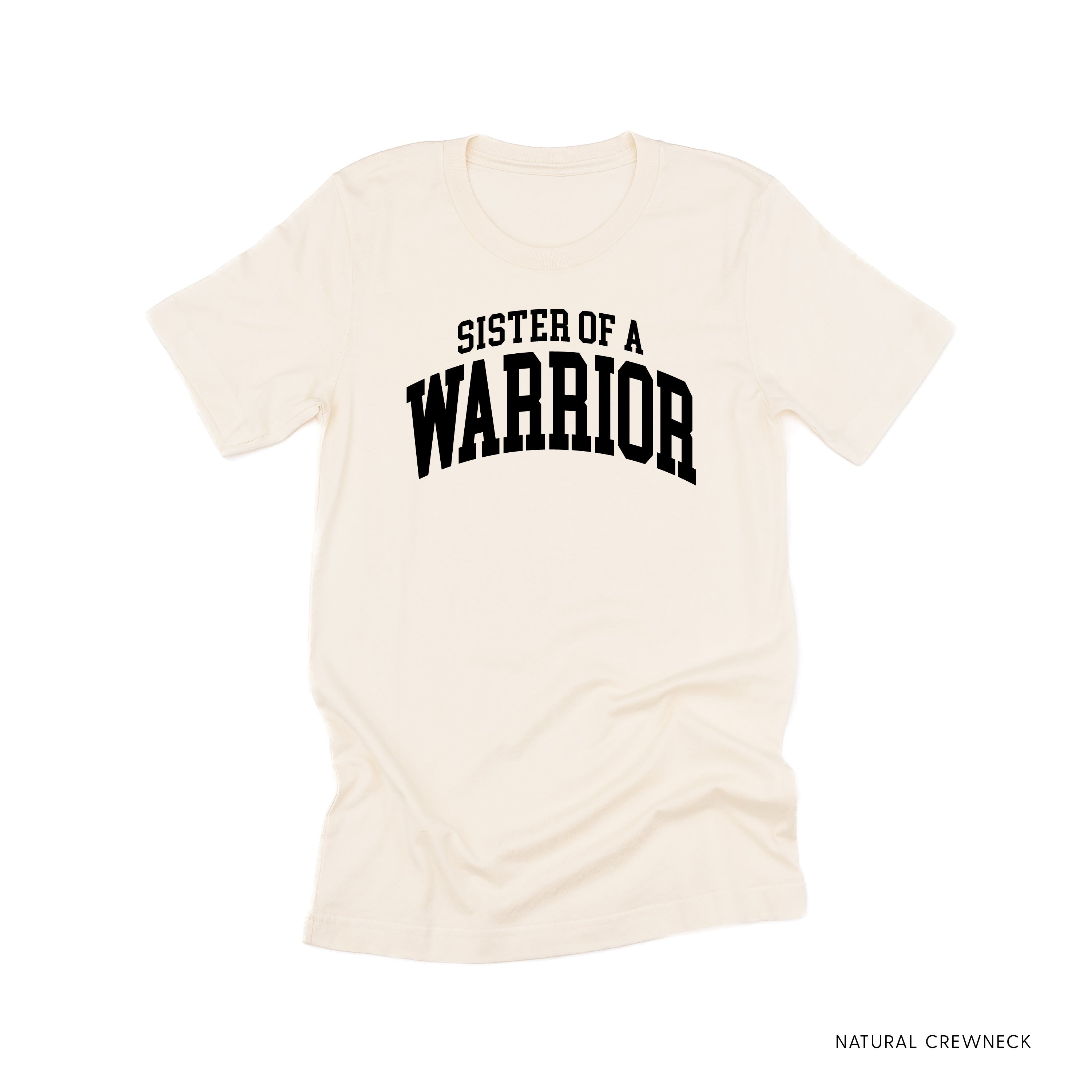 Sister of a Warrior - Varsity - Unisex Tee Little Mama Shirt Shop