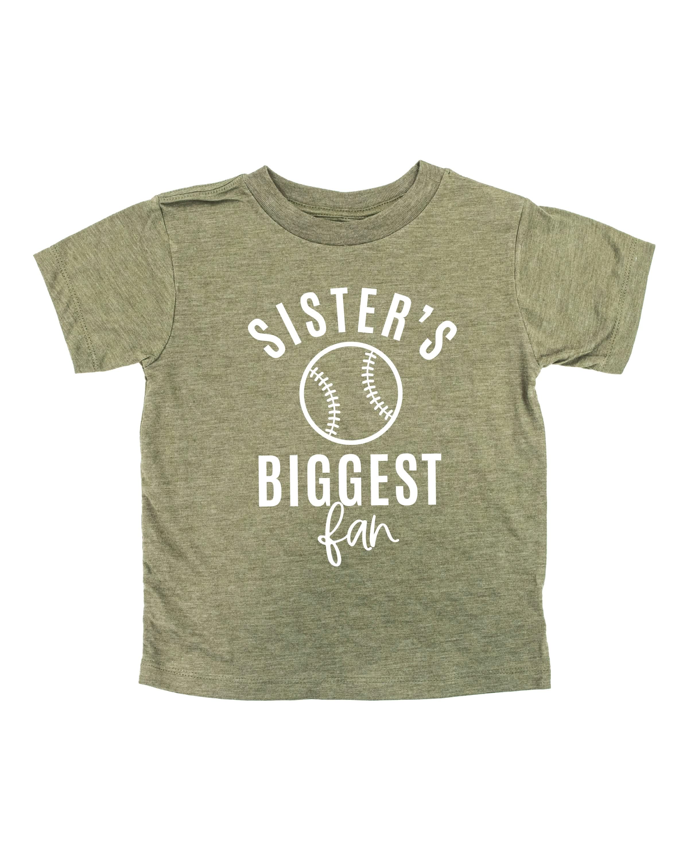 Sister's Biggest Fan - (Choose your Sport) - Child Tee Little Mama Shirt Shop