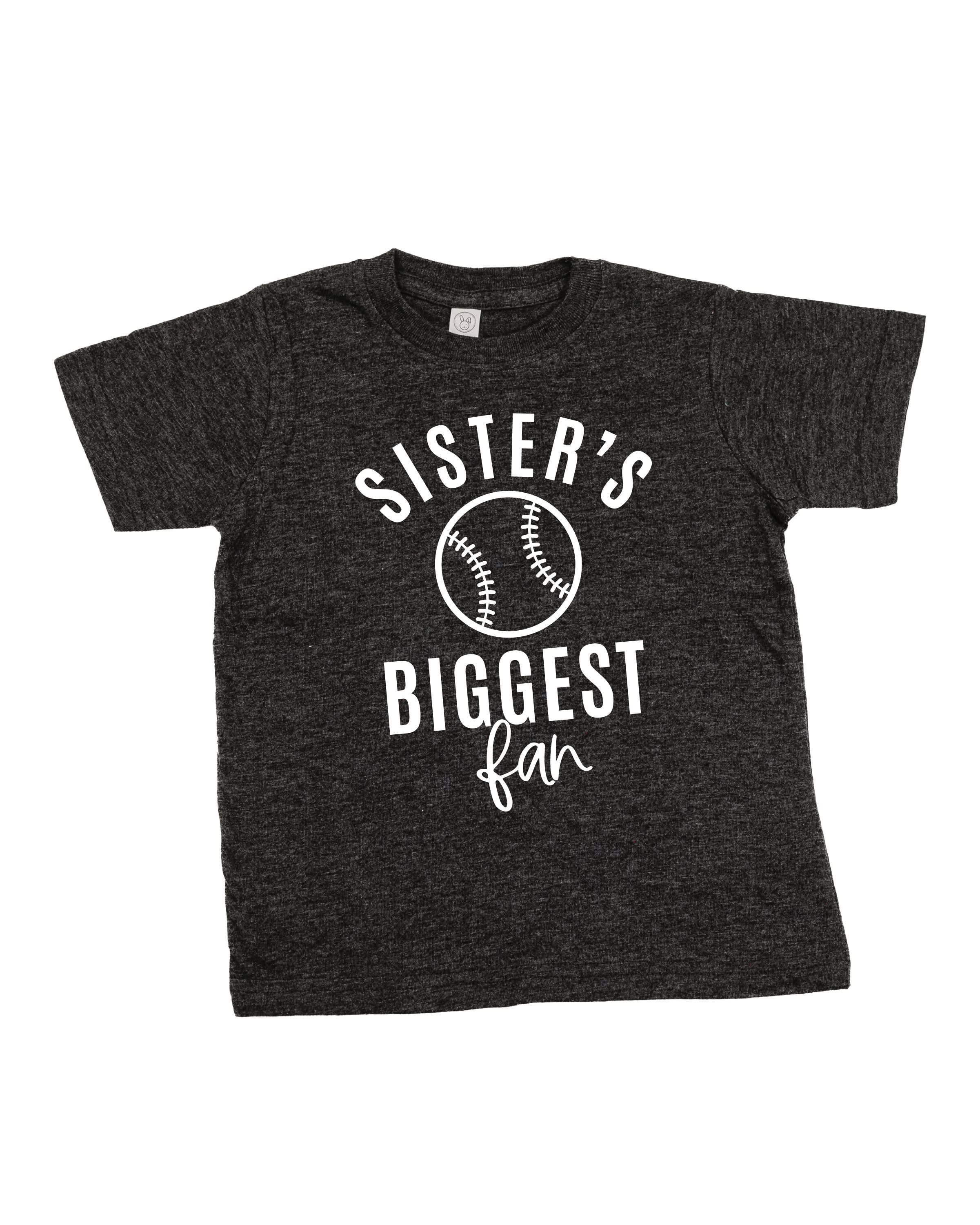 Sister's Biggest Fan - (Choose your Sport) - Child Tee Little Mama Shirt Shop