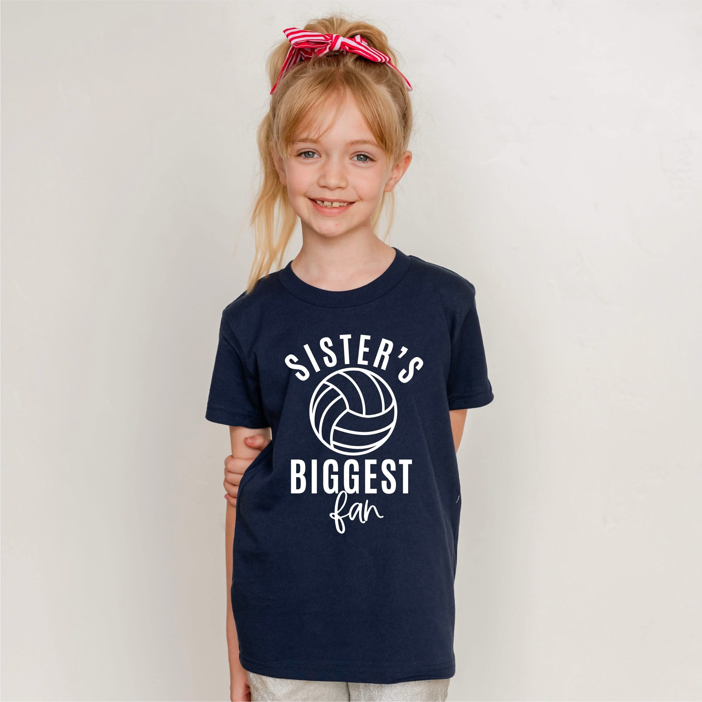 Sister's Biggest Fan - (Choose your Sport) - Child Tee Little Mama Shirt Shop