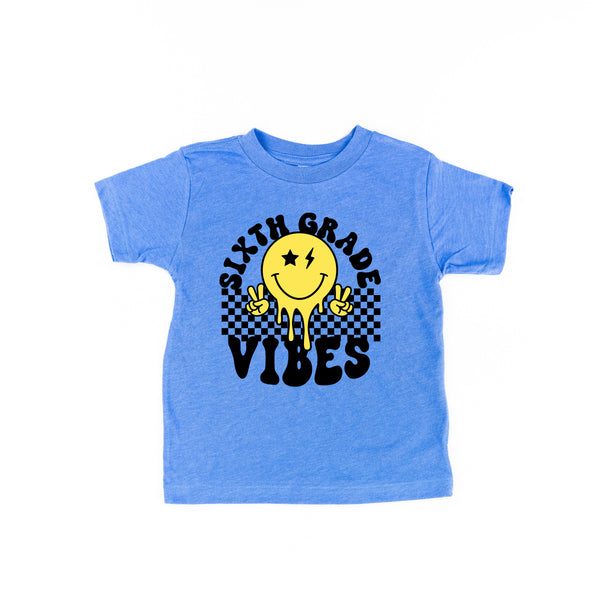 Sixth Grade Vibes - Peace Smiley - Short Sleeve Child Shirt