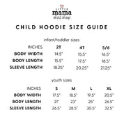 Disco Santa - Child HOODIE Little Mama Shirt Shop LLC