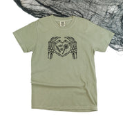 Skeleton Heart Hands - Comfort Colors Tee Little Mama Shirt Shop