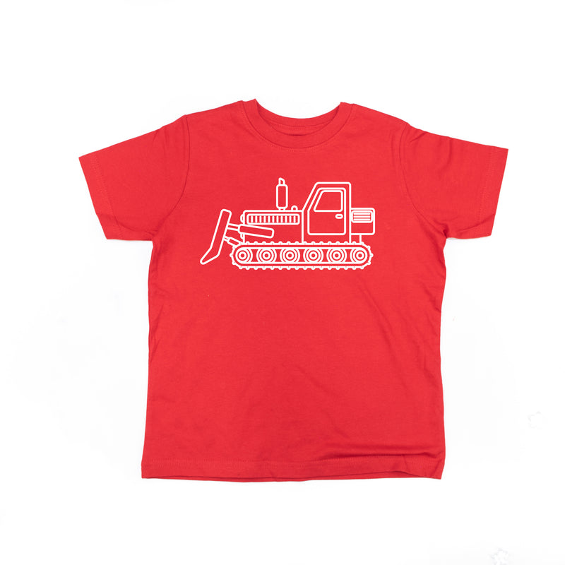 BULLDOZER - Minimalist Design - Short Sleeve Child Shirt