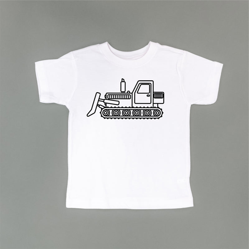 BULLDOZER - Minimalist Design - Short Sleeve Child Shirt