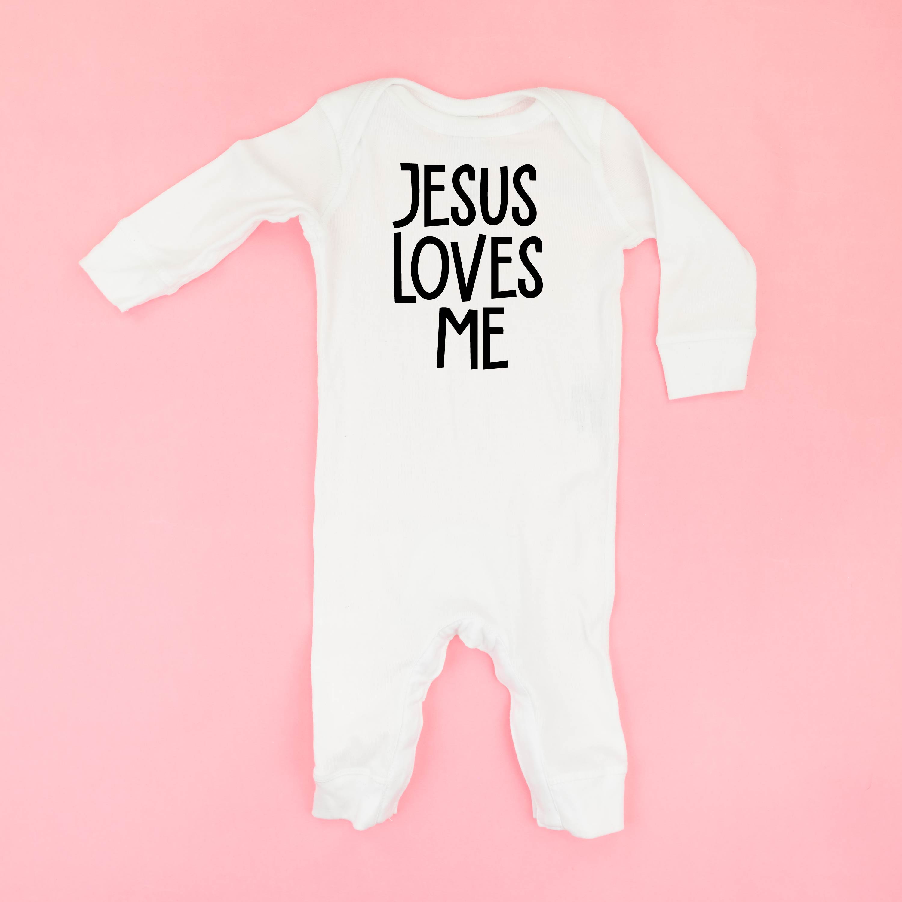 Jesus Loves Me (2025) - Baby Sleeper Little Mama Shirt Shop