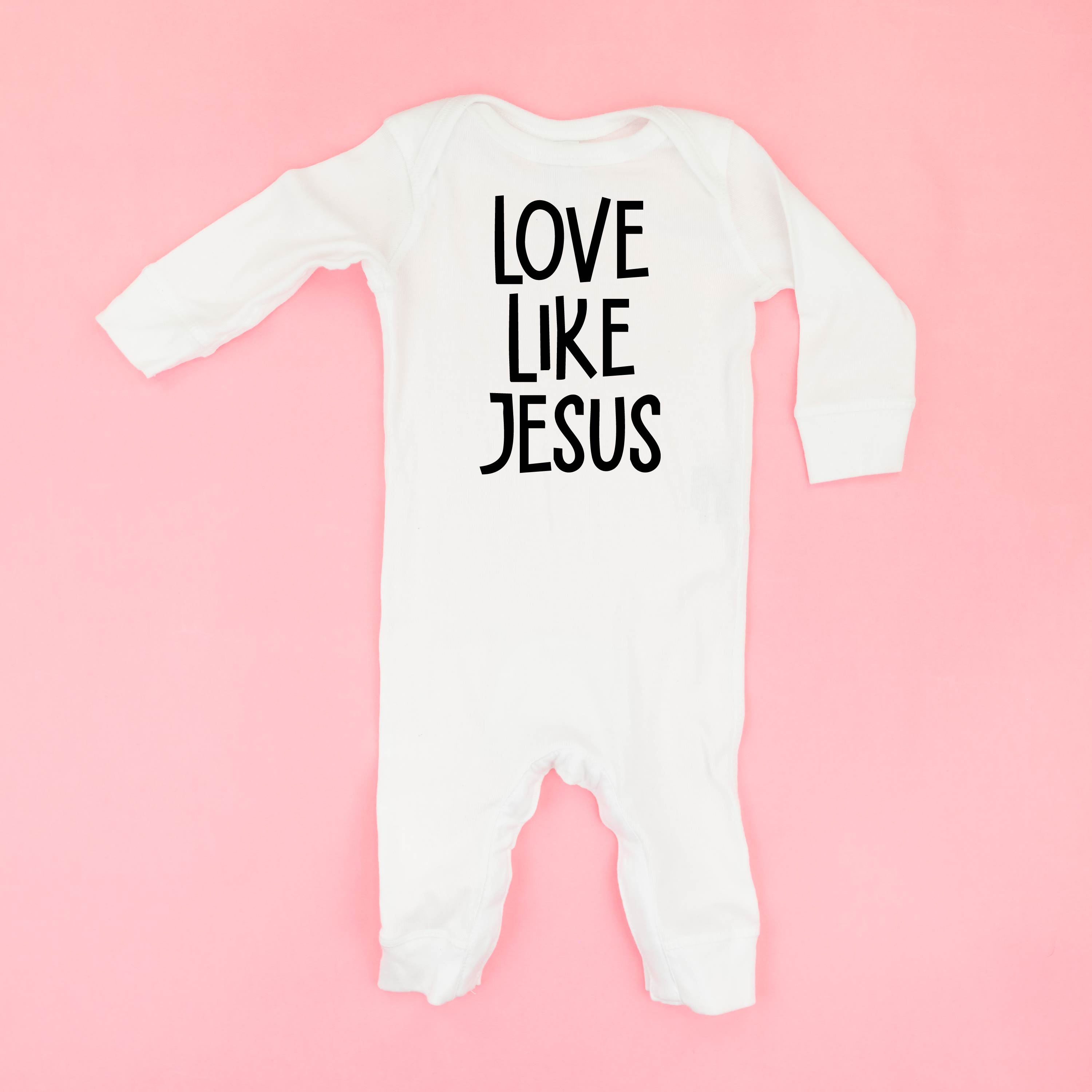 Love Like Jesus - Baby Sleeper Little Mama Shirt Shop