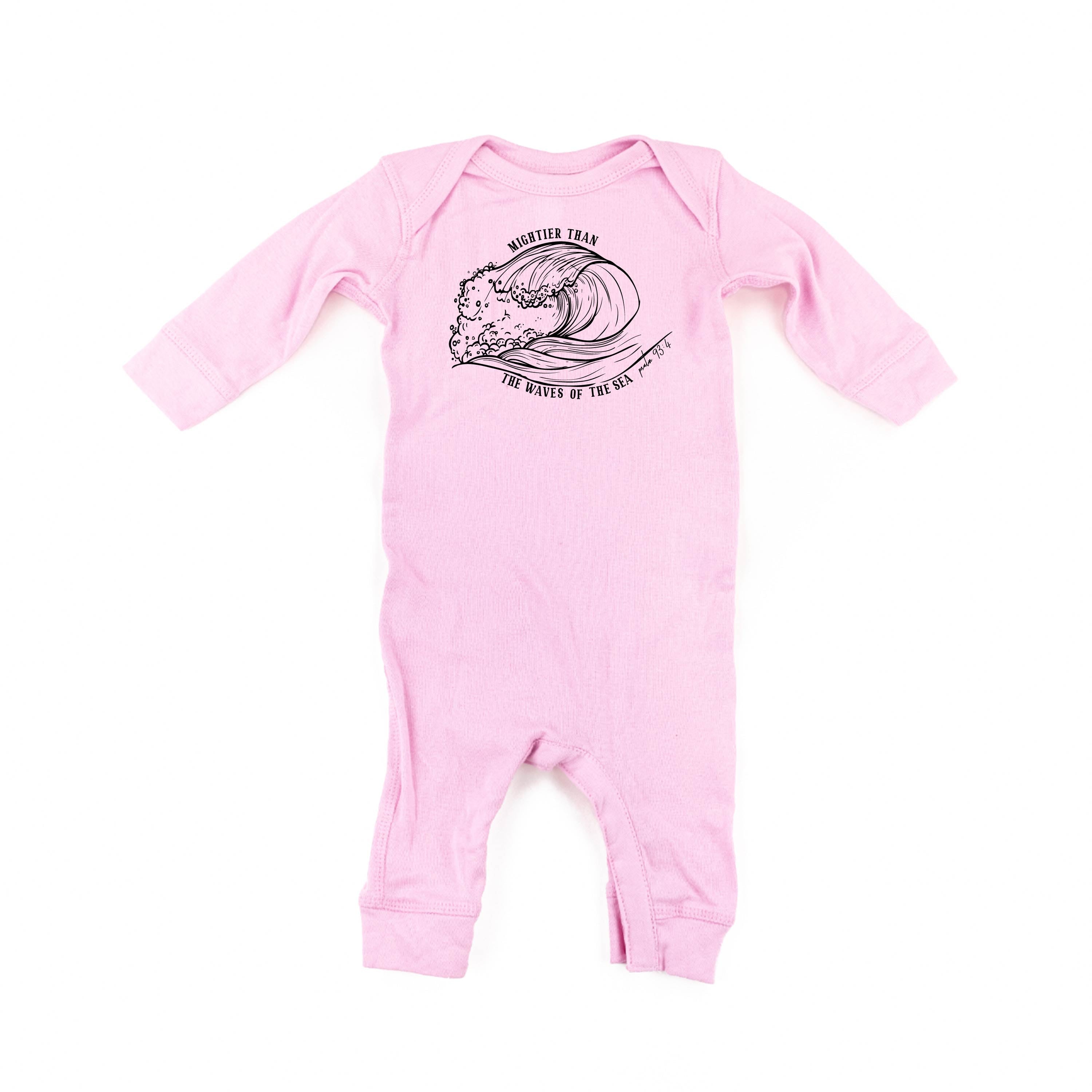 Mightier Than The Waves Of The Sea - Baby Sleeper Little Mama Shirt Shop