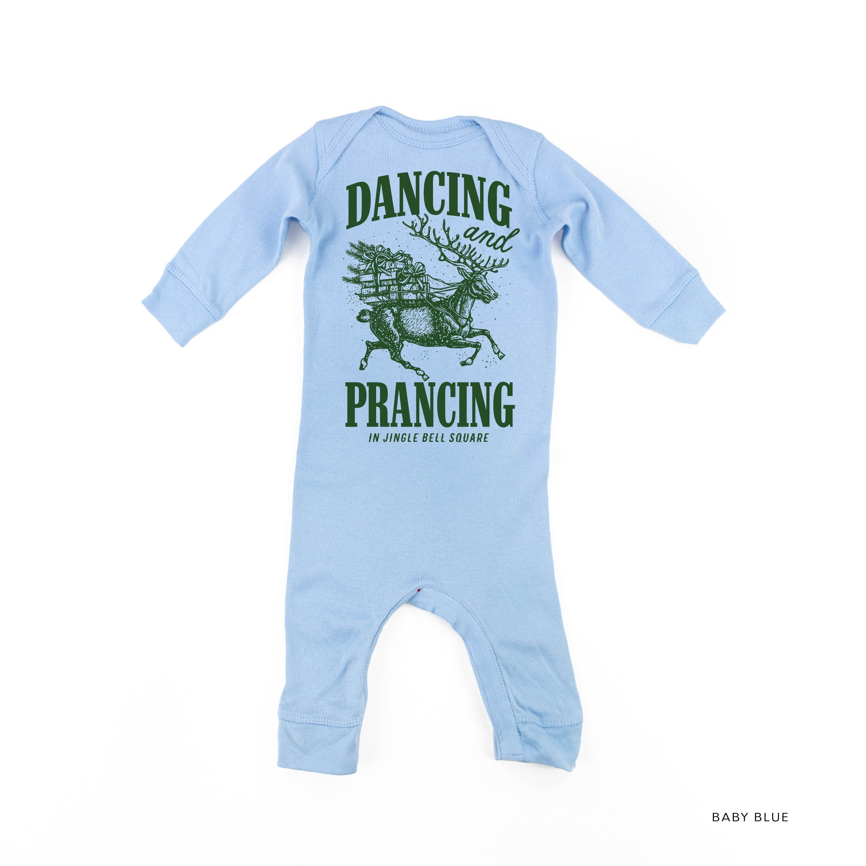 Dancing and Prancing in Jingle Bell Square - Baby Sleeper Little Mama Shirt Shop