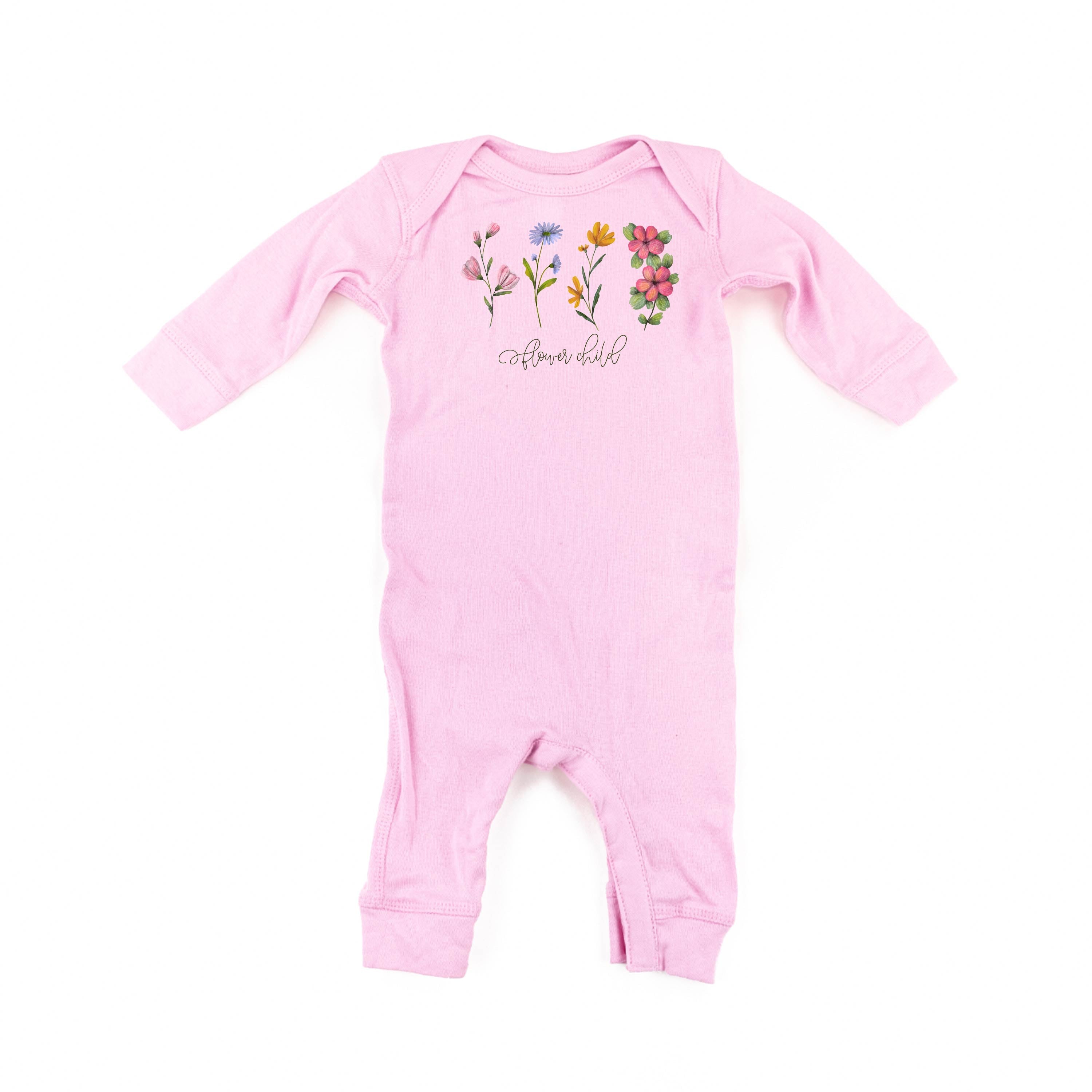 Flower Child - Baby Sleeper Little Mama Shirt Shop