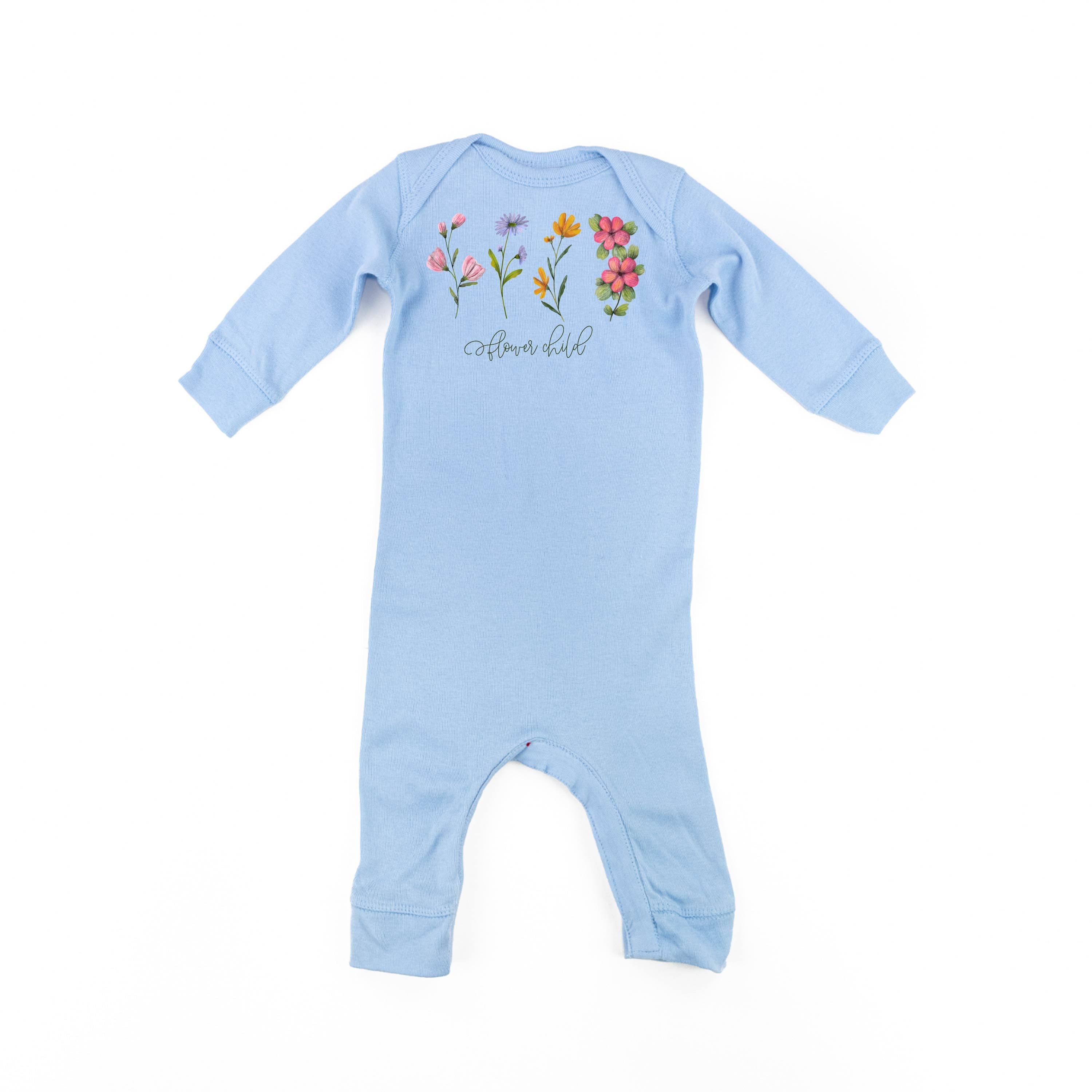 Flower Child - Baby Sleeper Little Mama Shirt Shop