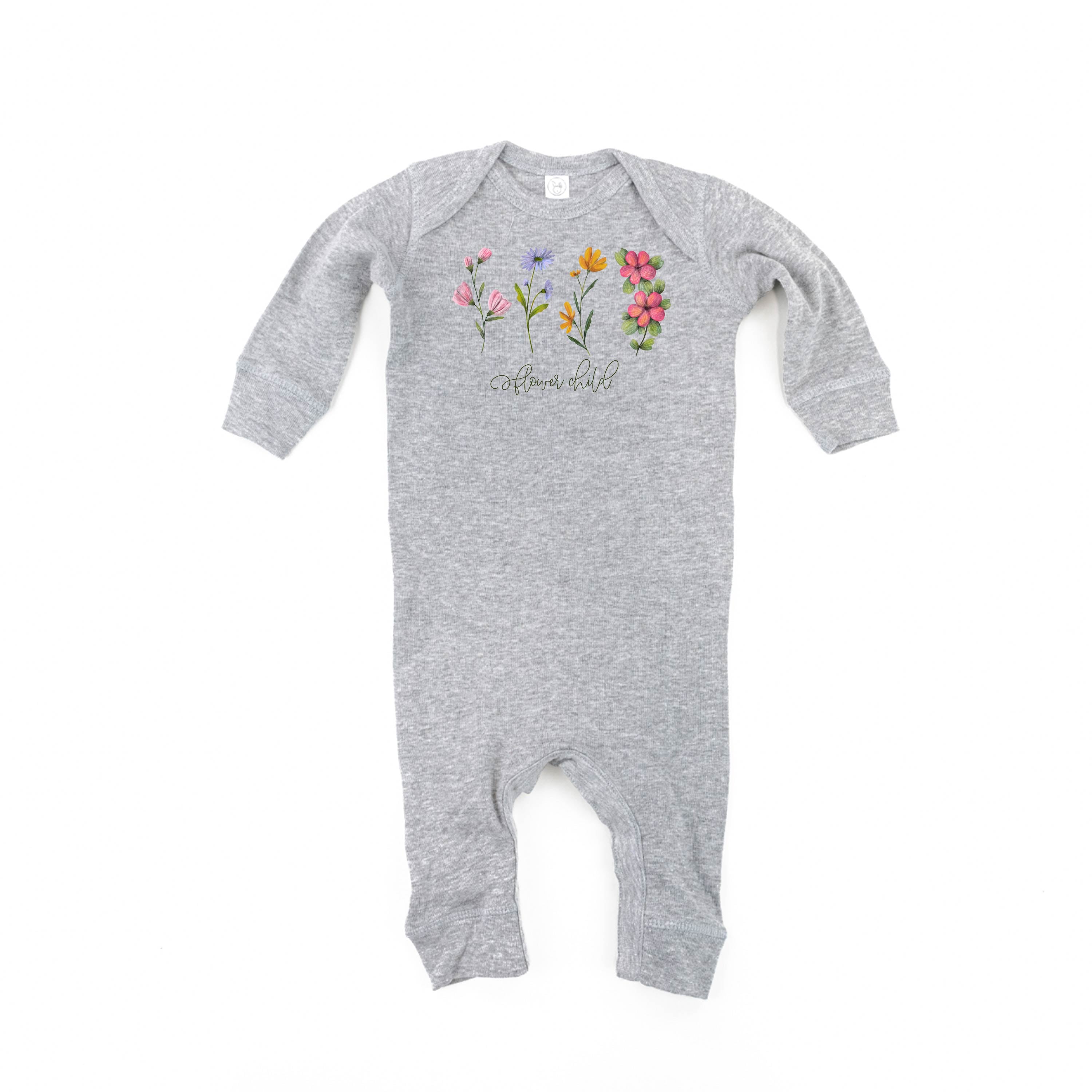Flower Child - Baby Sleeper Little Mama Shirt Shop