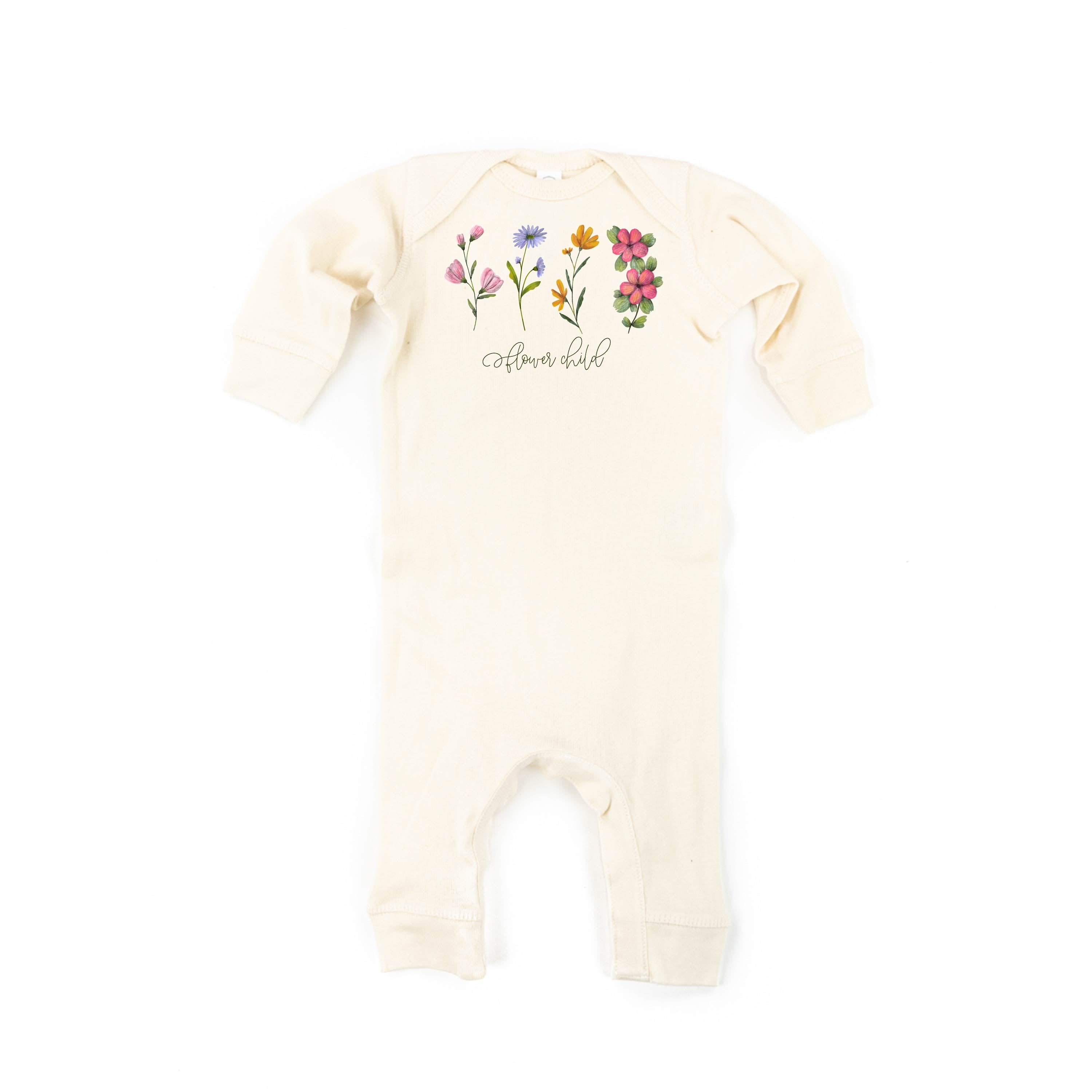 Flower Child - Baby Sleeper Little Mama Shirt Shop