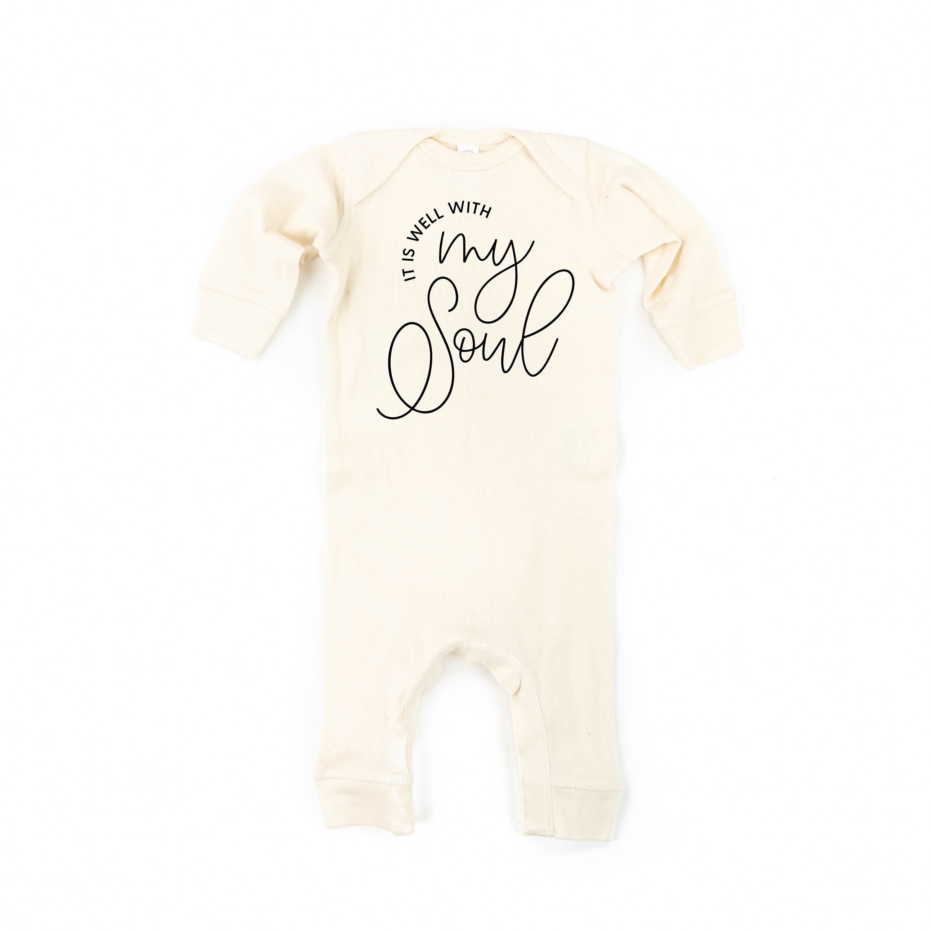It Is Well With My Soul - Baby Sleeper Little Mama Shirt Shop