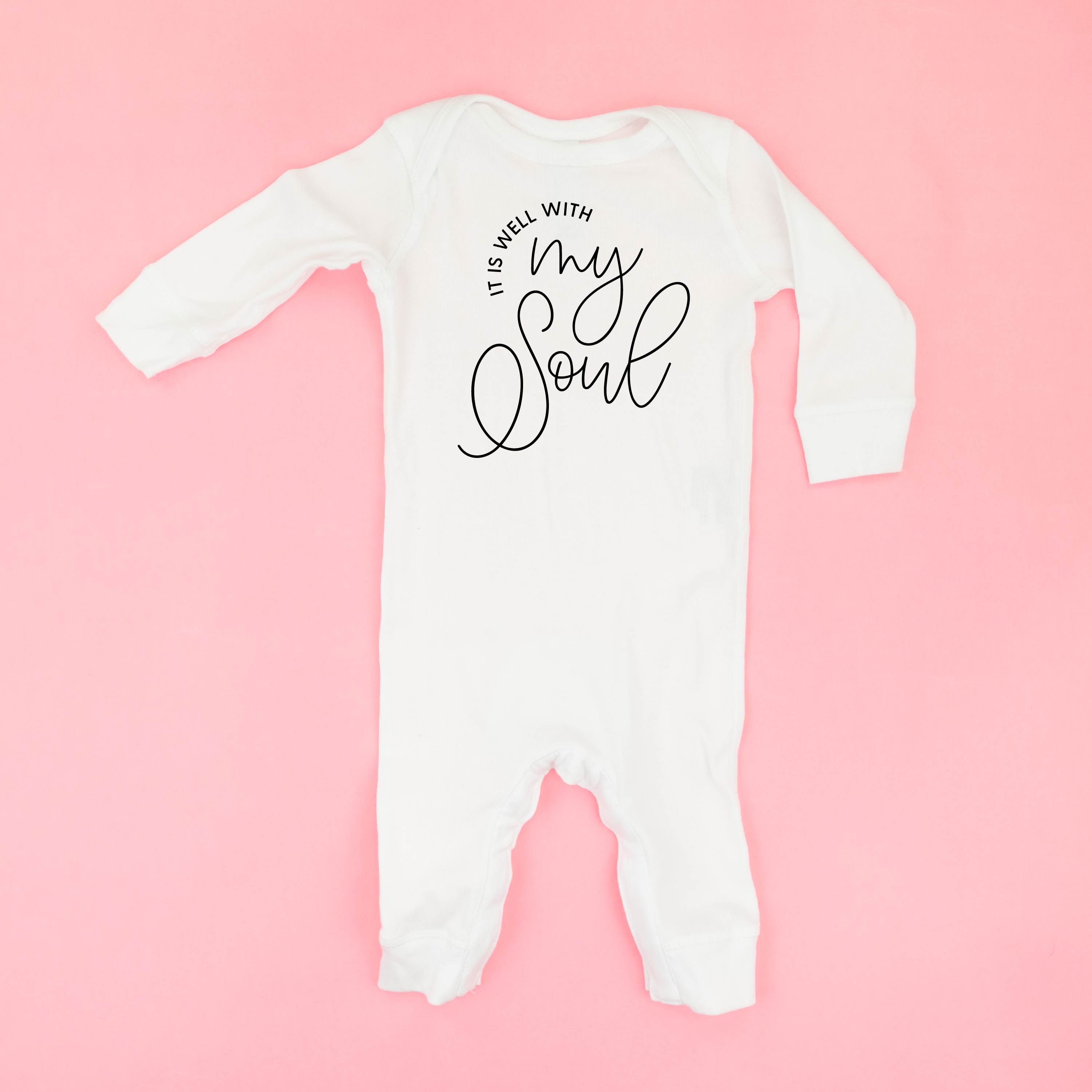 It Is Well With My Soul - Baby Sleeper Little Mama Shirt Shop