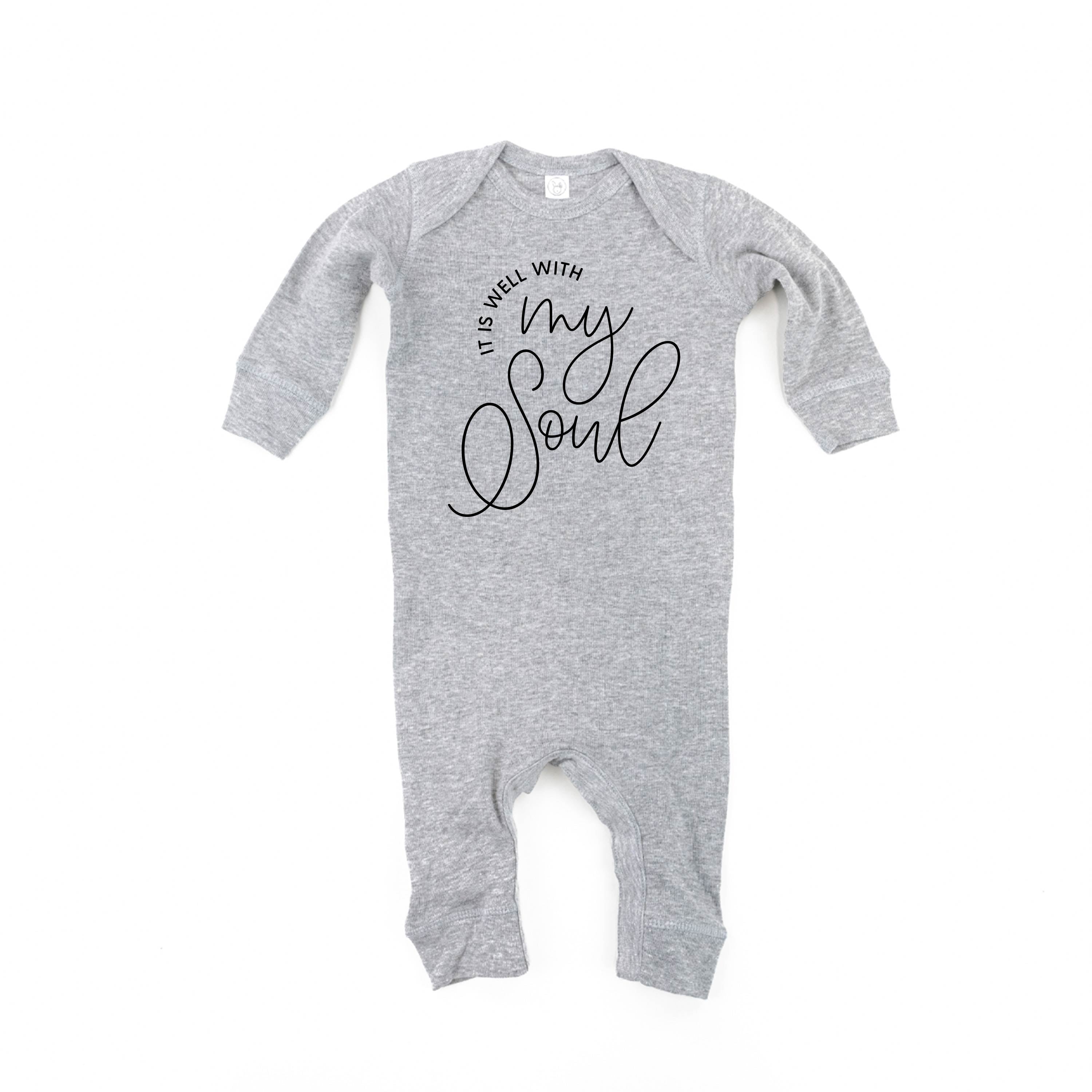 It Is Well With My Soul - Baby Sleeper Little Mama Shirt Shop