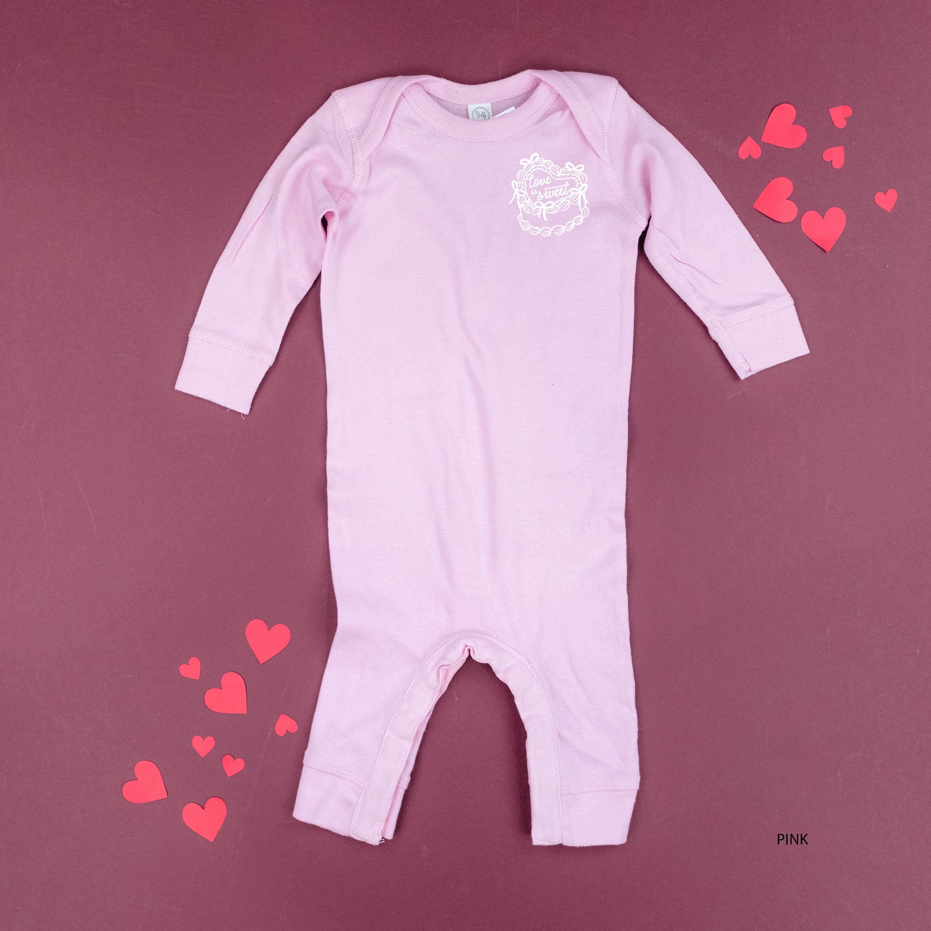 Love Is Sweet (pocket) - Baby Sleeper Little Mama Shirt Shop