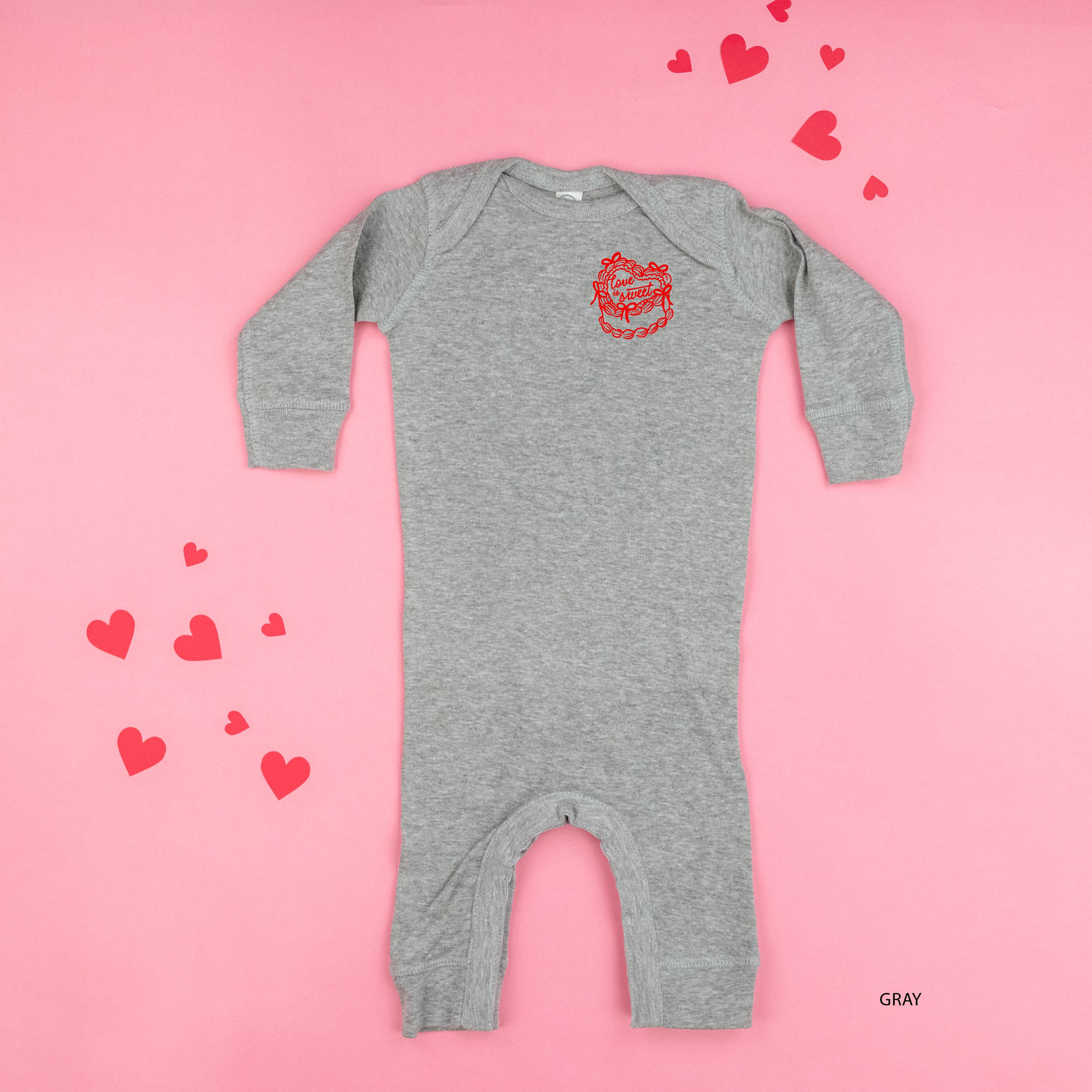 Love Is Sweet (pocket) - Baby Sleeper Little Mama Shirt Shop