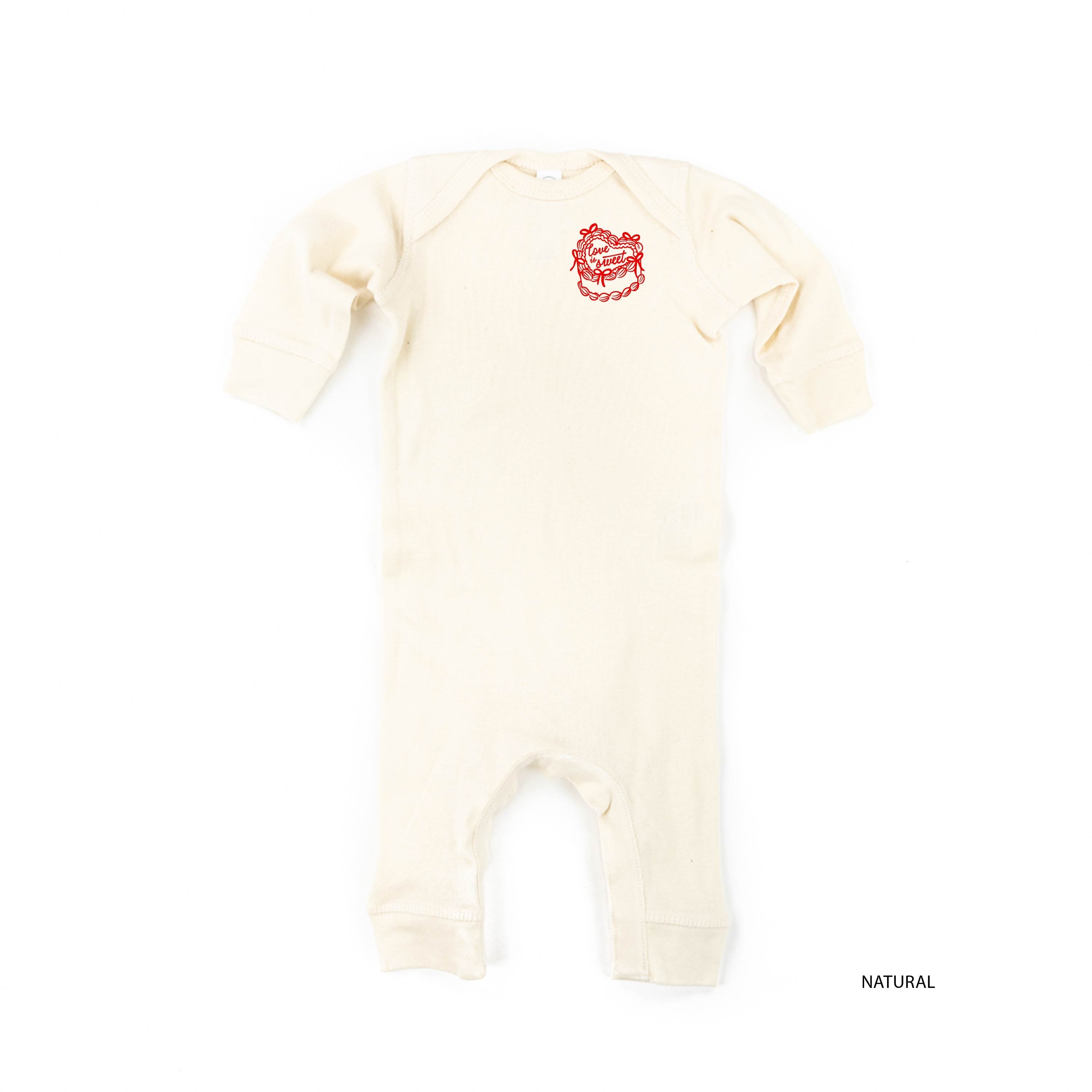 Love Is Sweet (pocket) - Baby Sleeper Little Mama Shirt Shop