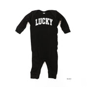 Lucky - Varsity Outline - Baby Sleeper Little Mama Shirt Shop